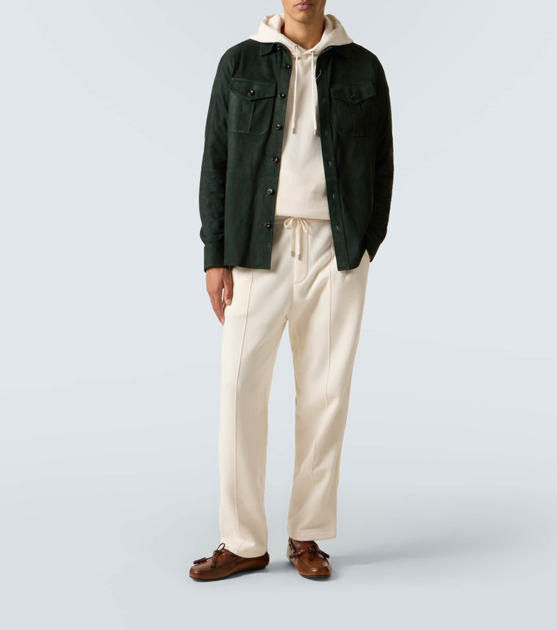 Ralph Lauren Cotton and cashmere straight pants outlook