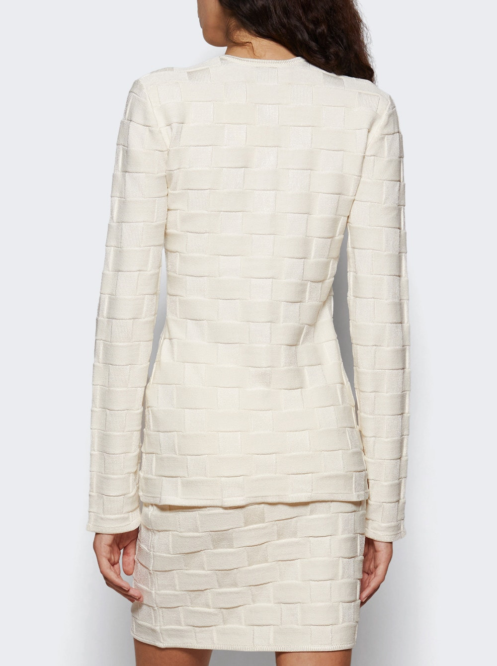 Uma Knitted Jacket White - 4