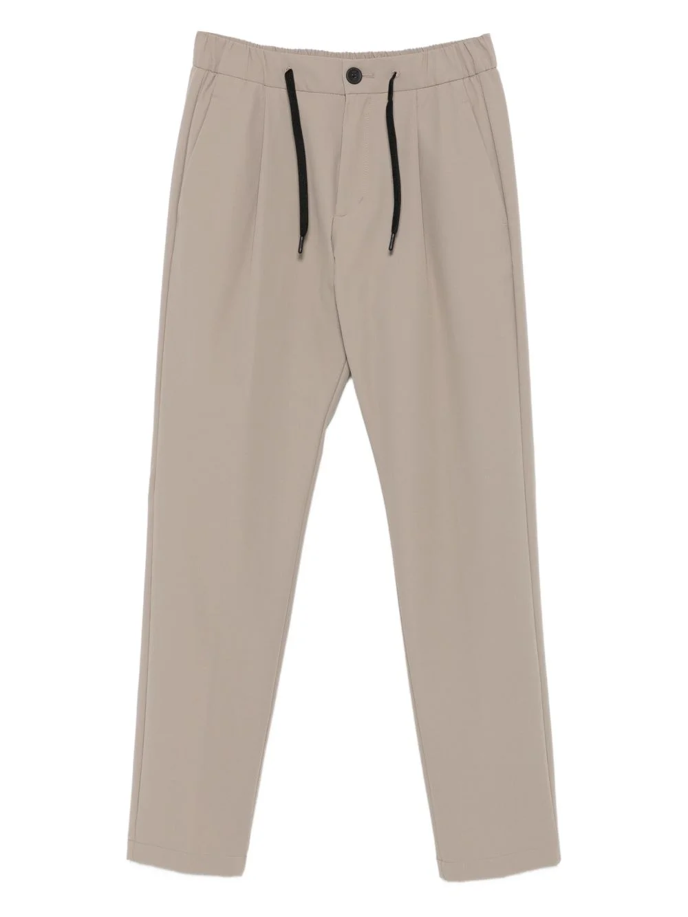 pleated drawstring trousers - 1