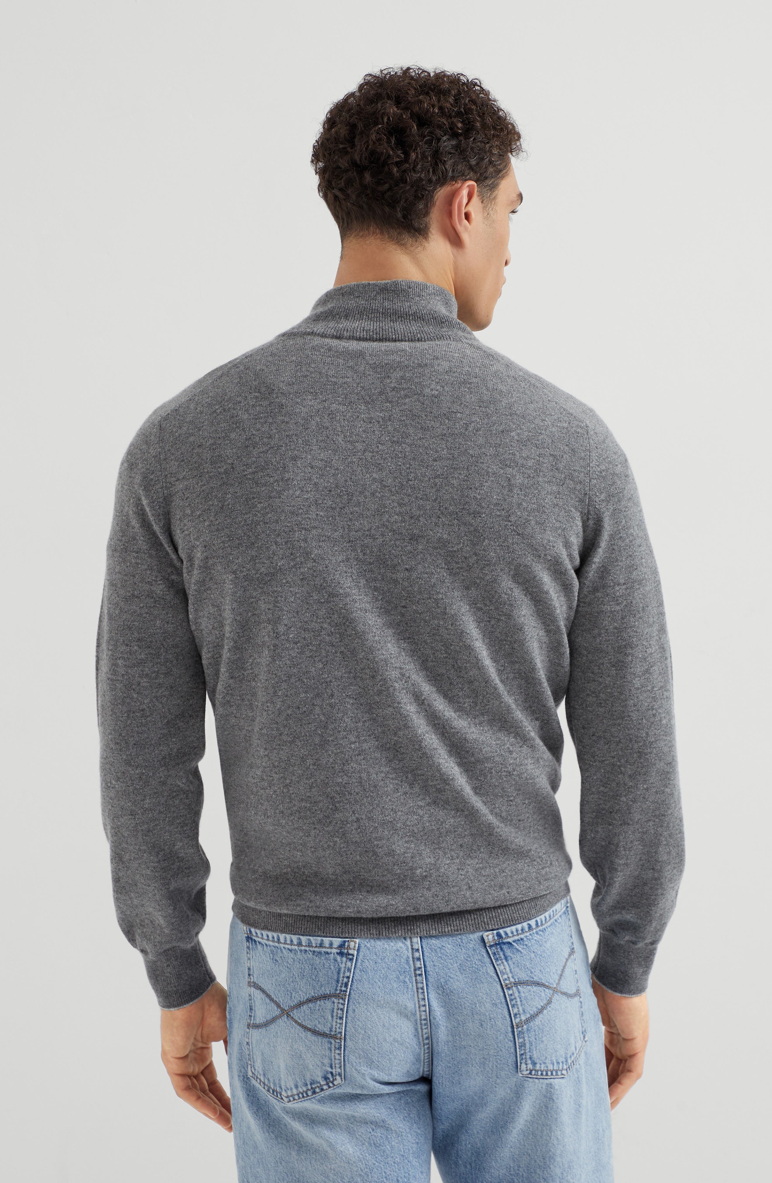 Brunello Cucinelli Cashmere sweater in Dark Grey at Nordstrom - 3