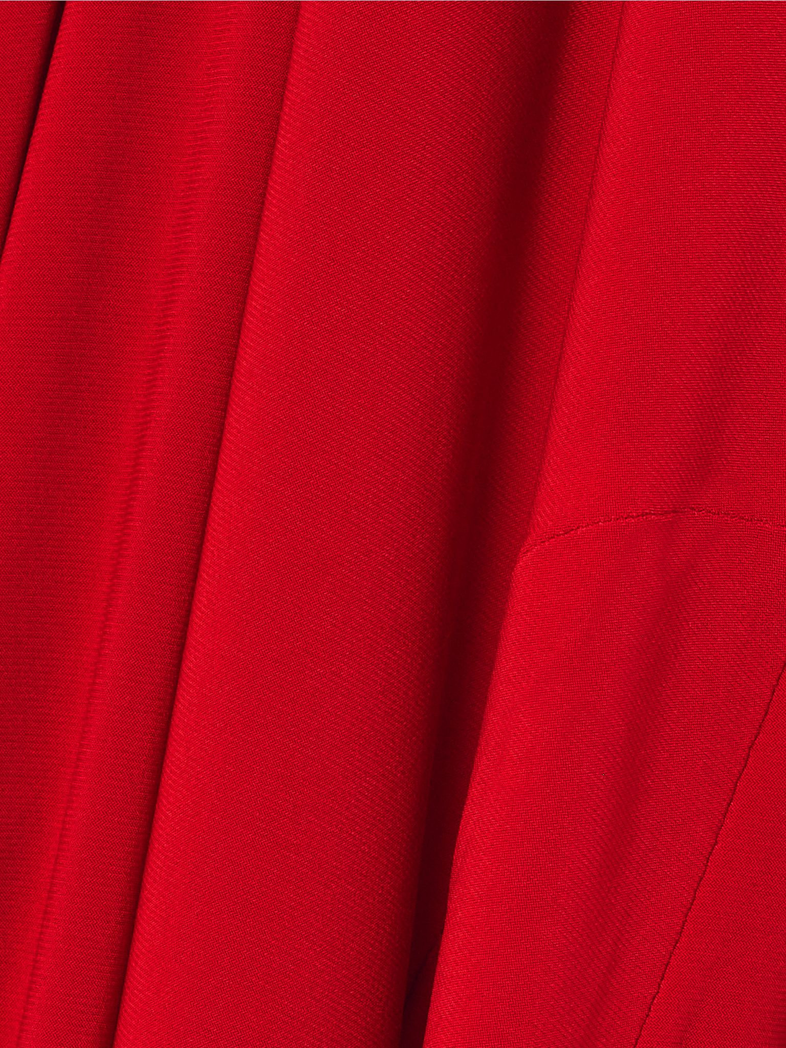 Cutout jersey halterneck gown Red - 4