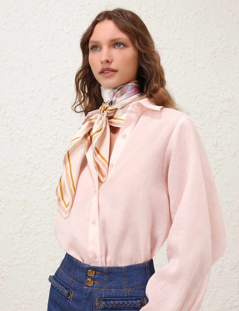 PRINTED SILK SQUARE 90 4