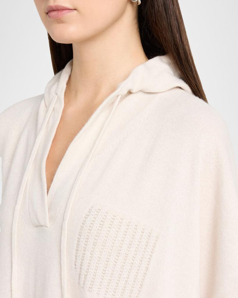 Hooded Chain-Trim Knit Sweater 5