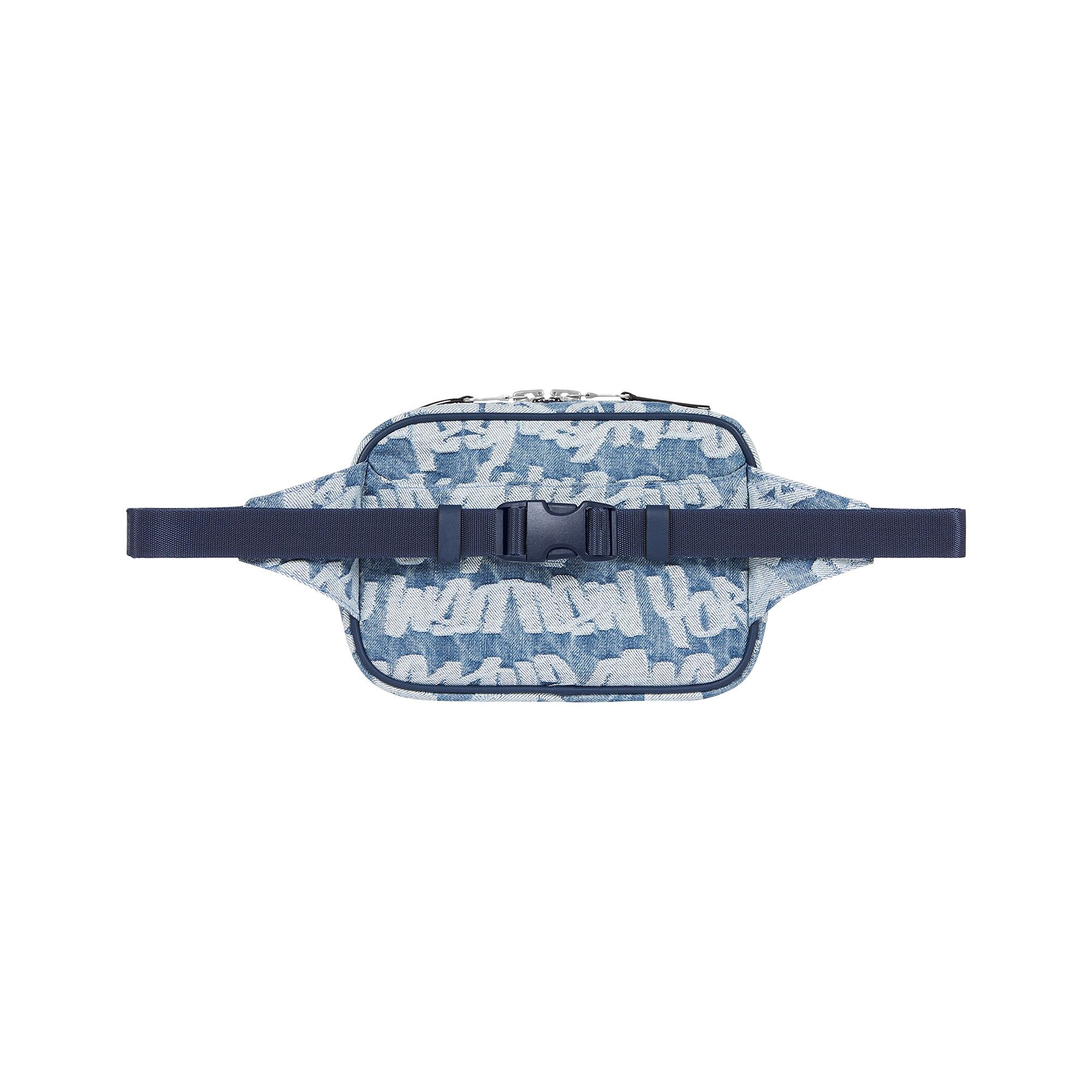 Supreme Fat Tip Jacquard Denim Waist Bag 'Blue' - 2