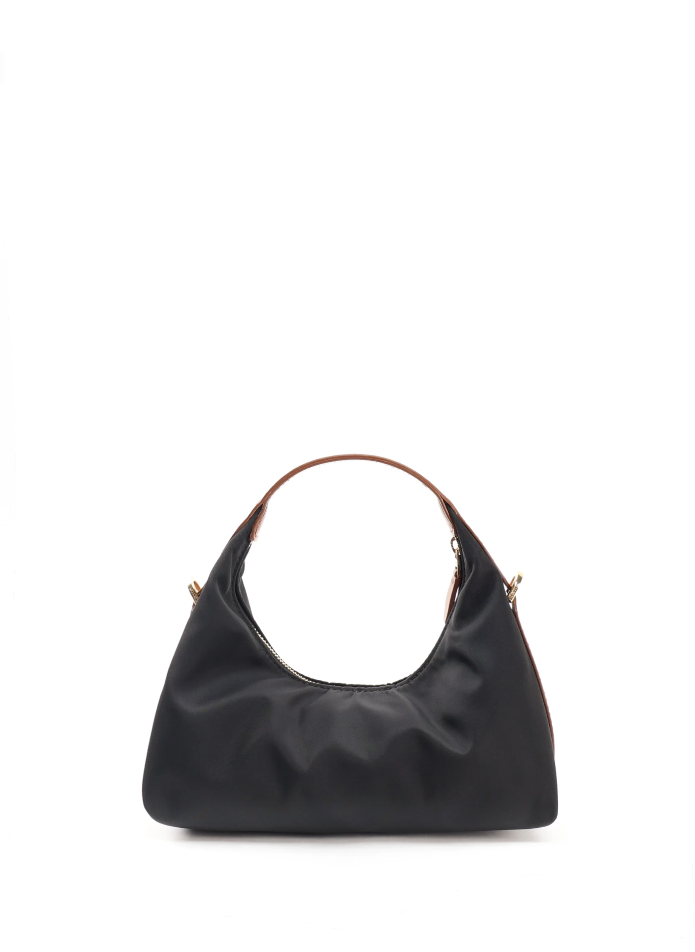 Le Nylon Mini Nylon/Leather Trimming Black/Cognac - 1