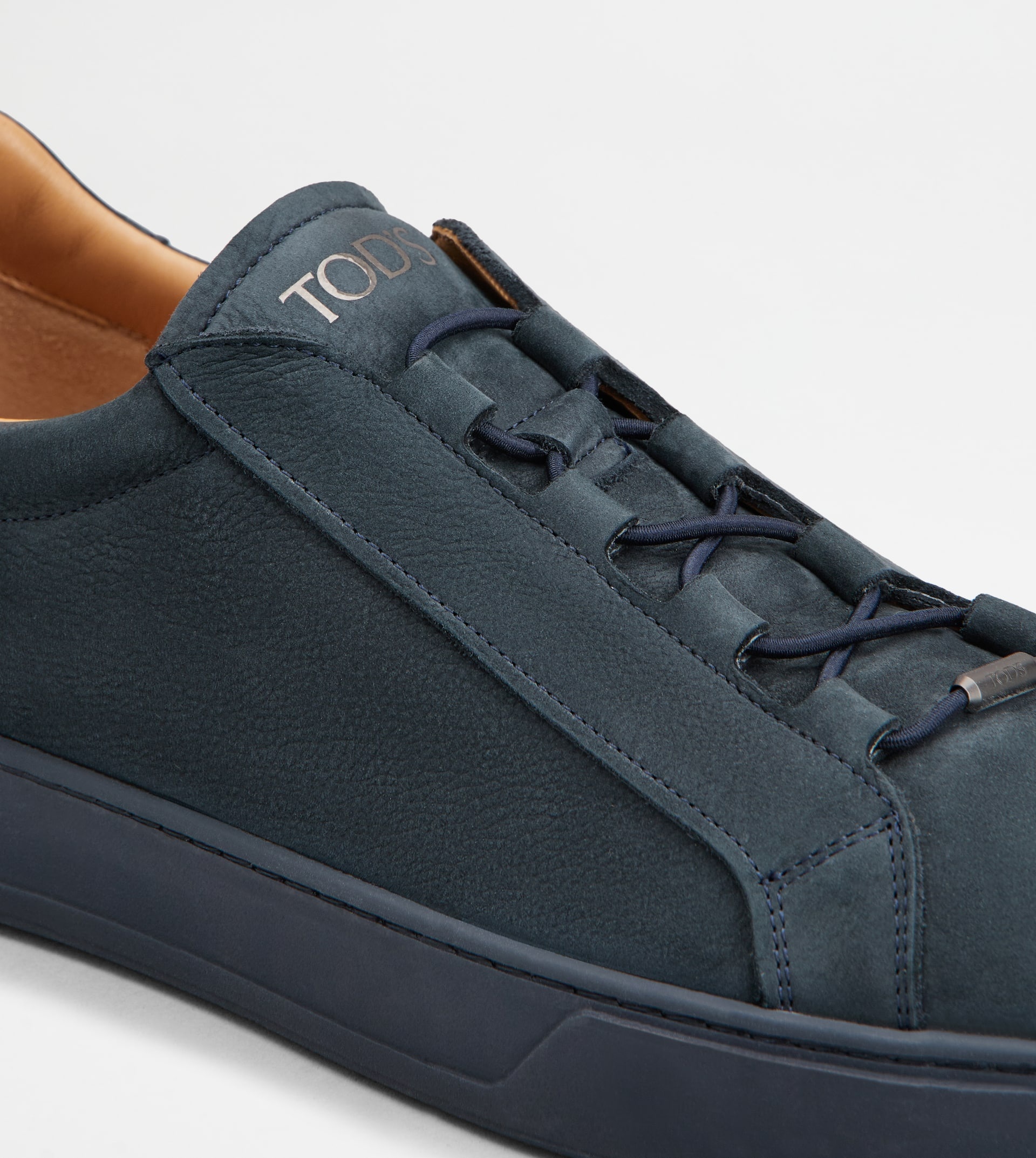 SNEAKERS IN NUBUCK - BLUE - 5