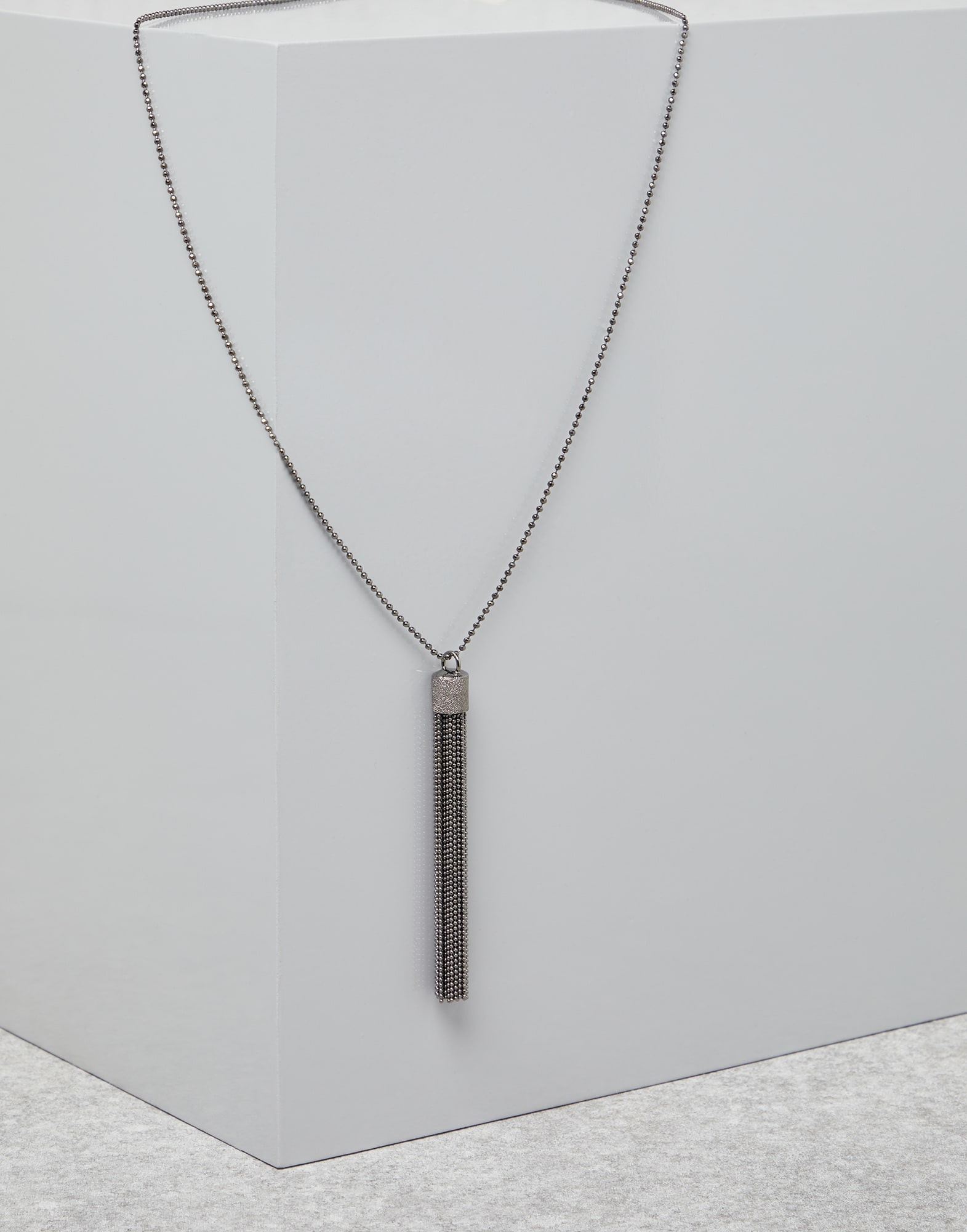 Precious tassel necklace in Sterling Silver - 1