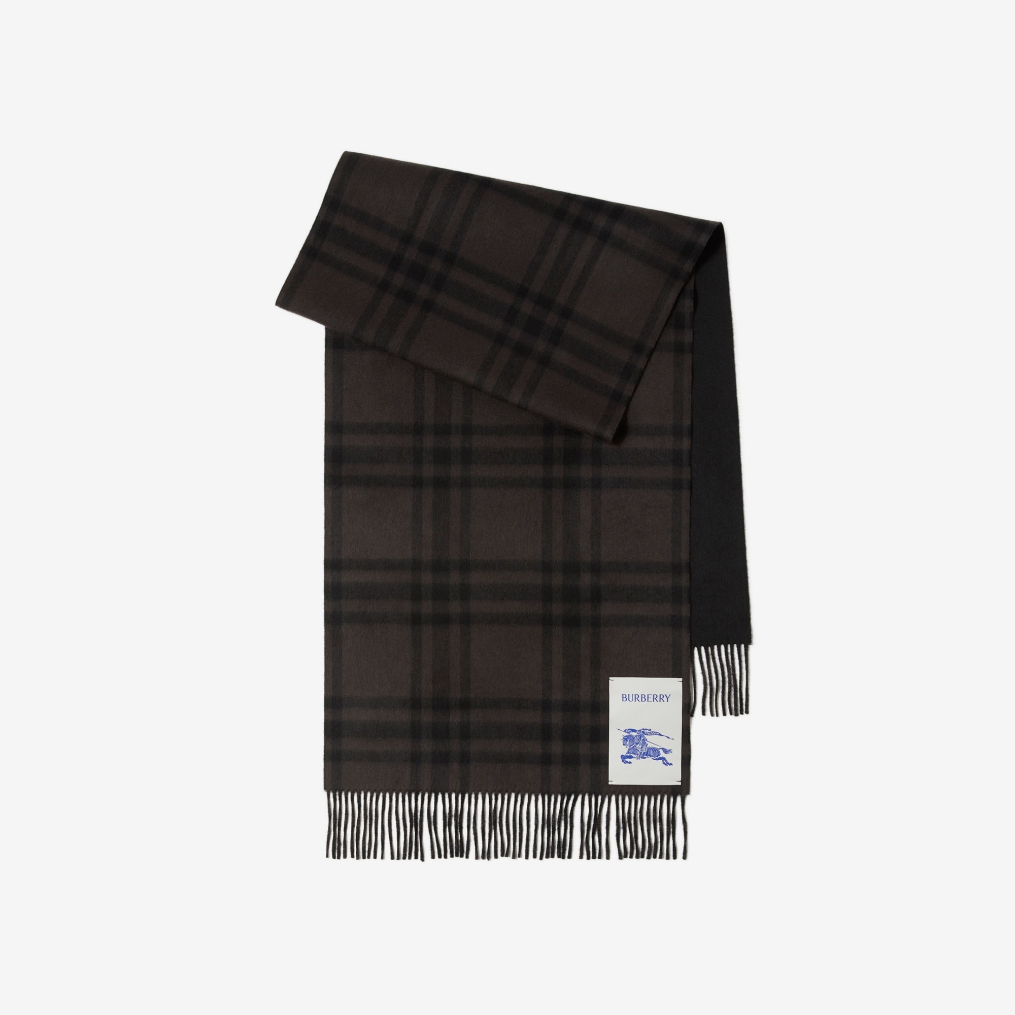 Check Cashmere Scarf - 1