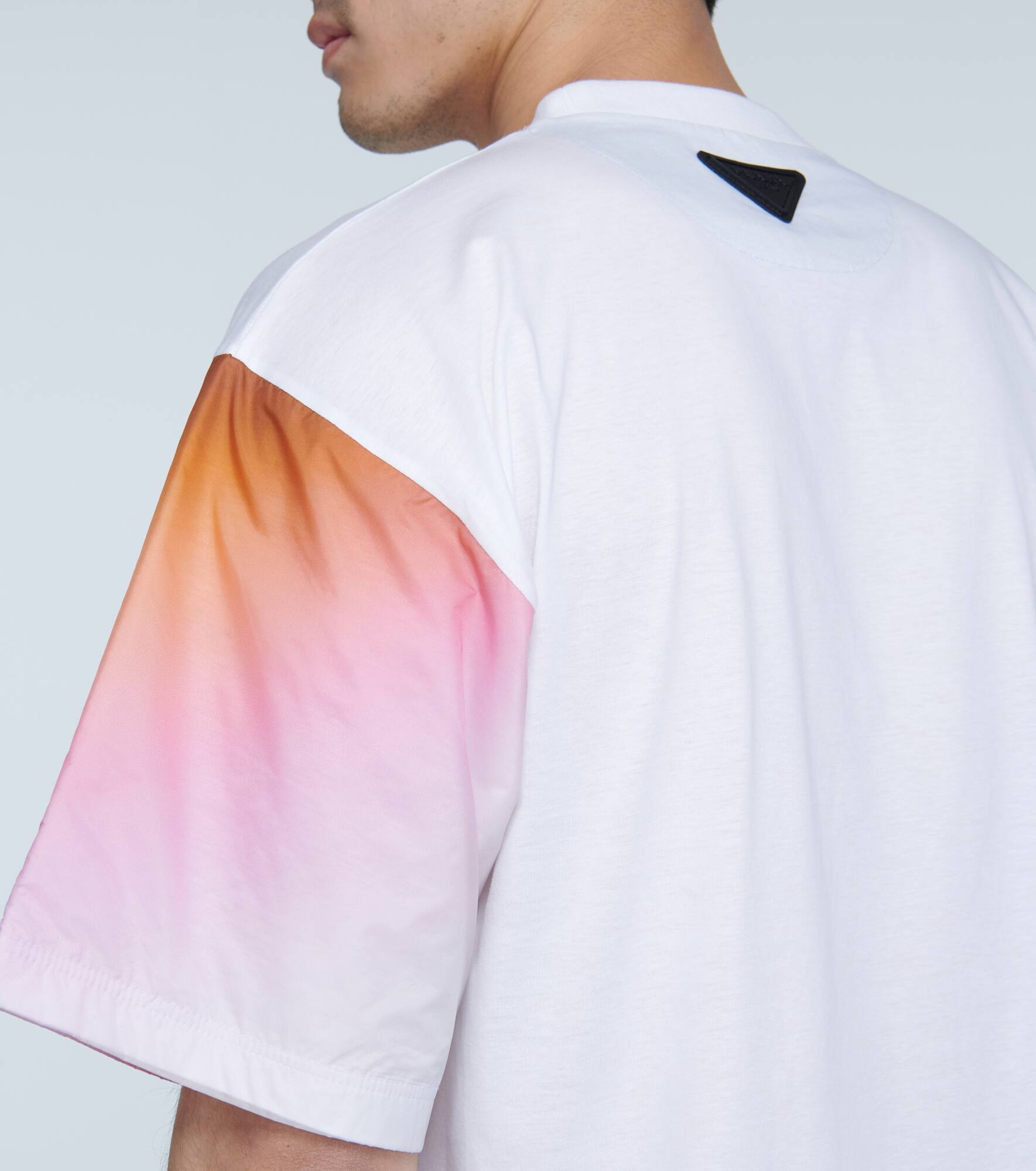contrast-sleeve T-shirt - 5
