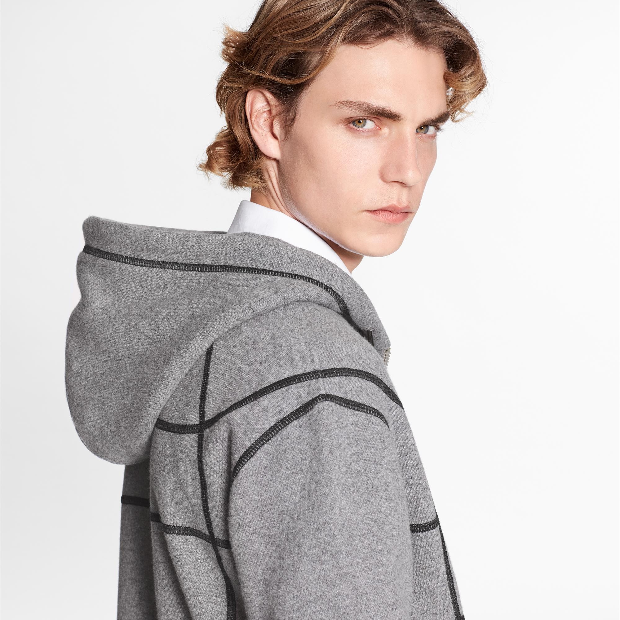 LVxNBA Cashmere Felpa Zip-Through Hoodie - 5