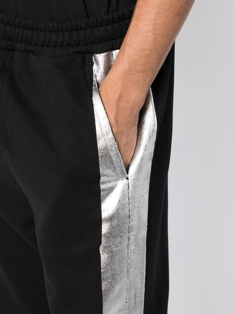 Helmut Lang METALLIC-DETAIL TRACK PANTS outlook