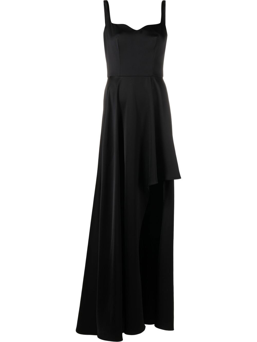 asymmetric maxi dress - 1