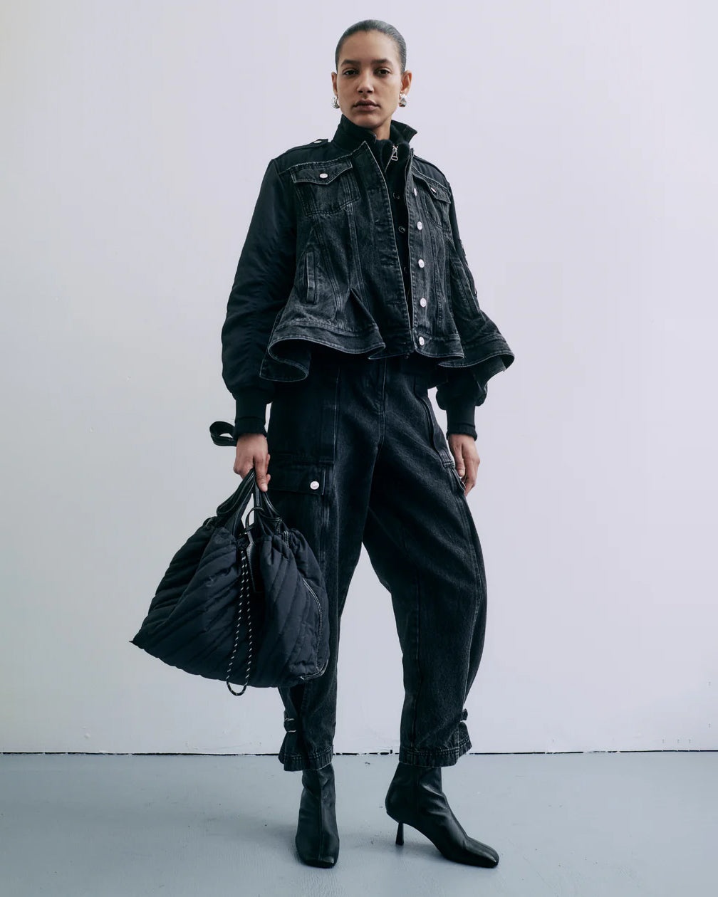 Tapered Cargo Jeans - 6
