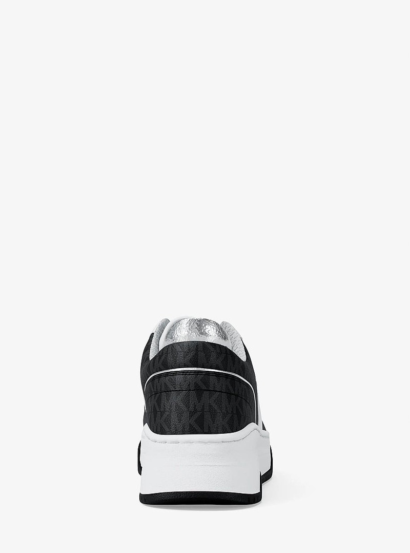 Lexi Mixed-Media Sneaker 4