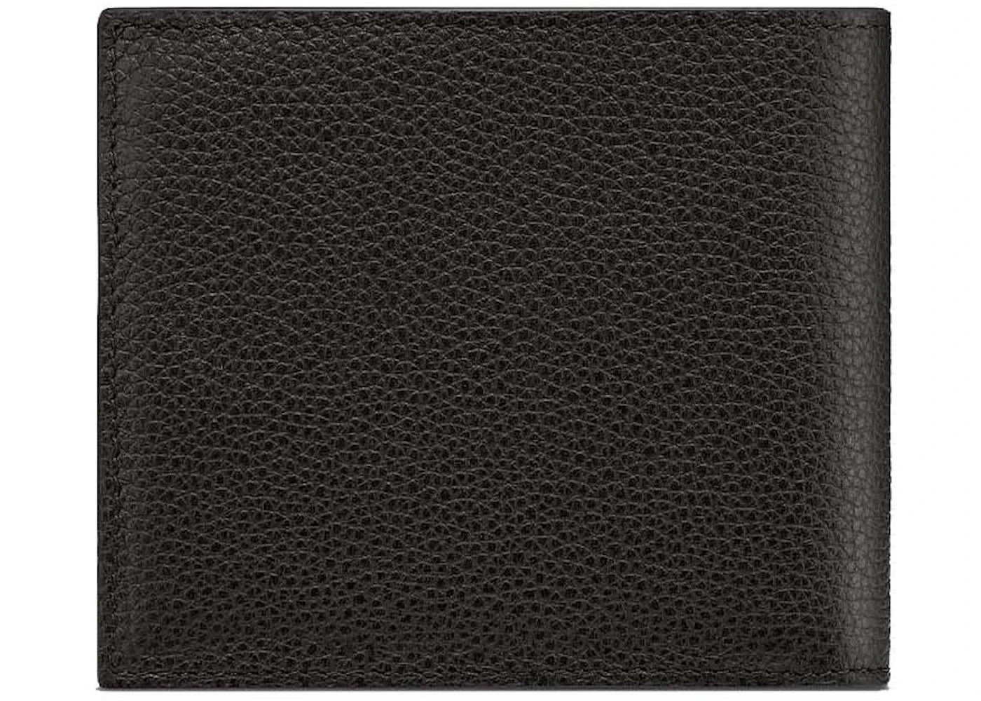 Dior Essentials Wallet Black Grained Calfskin with CD Icon Signature - 3