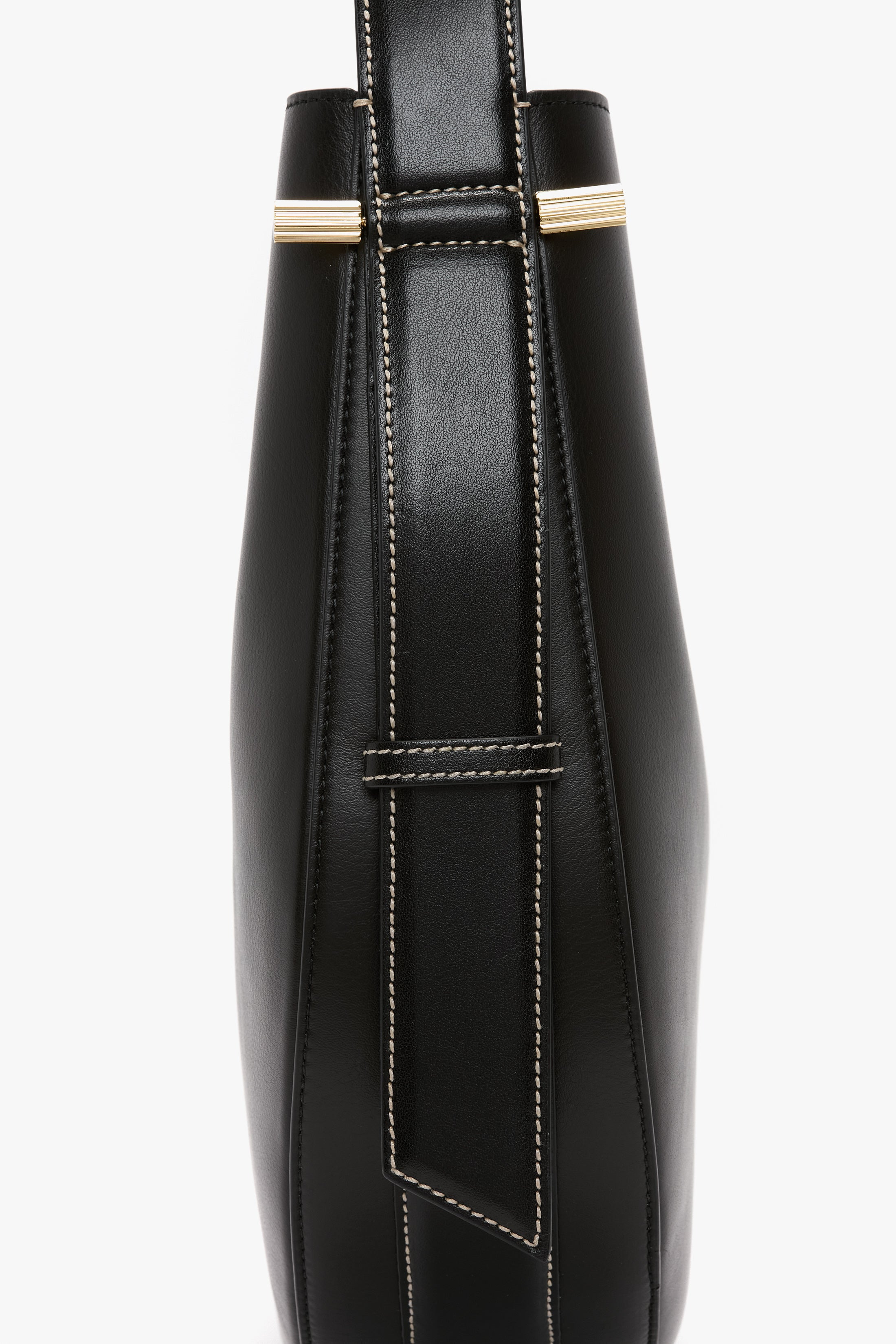 Dia Medium Hobo Bag In Black Leather - 5