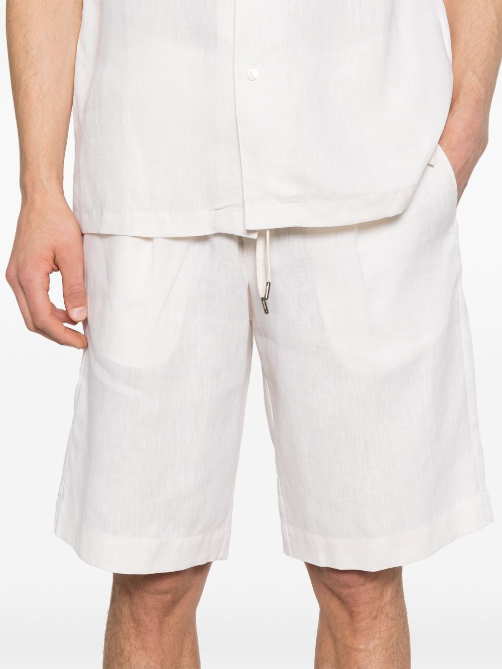linen shorts - 5