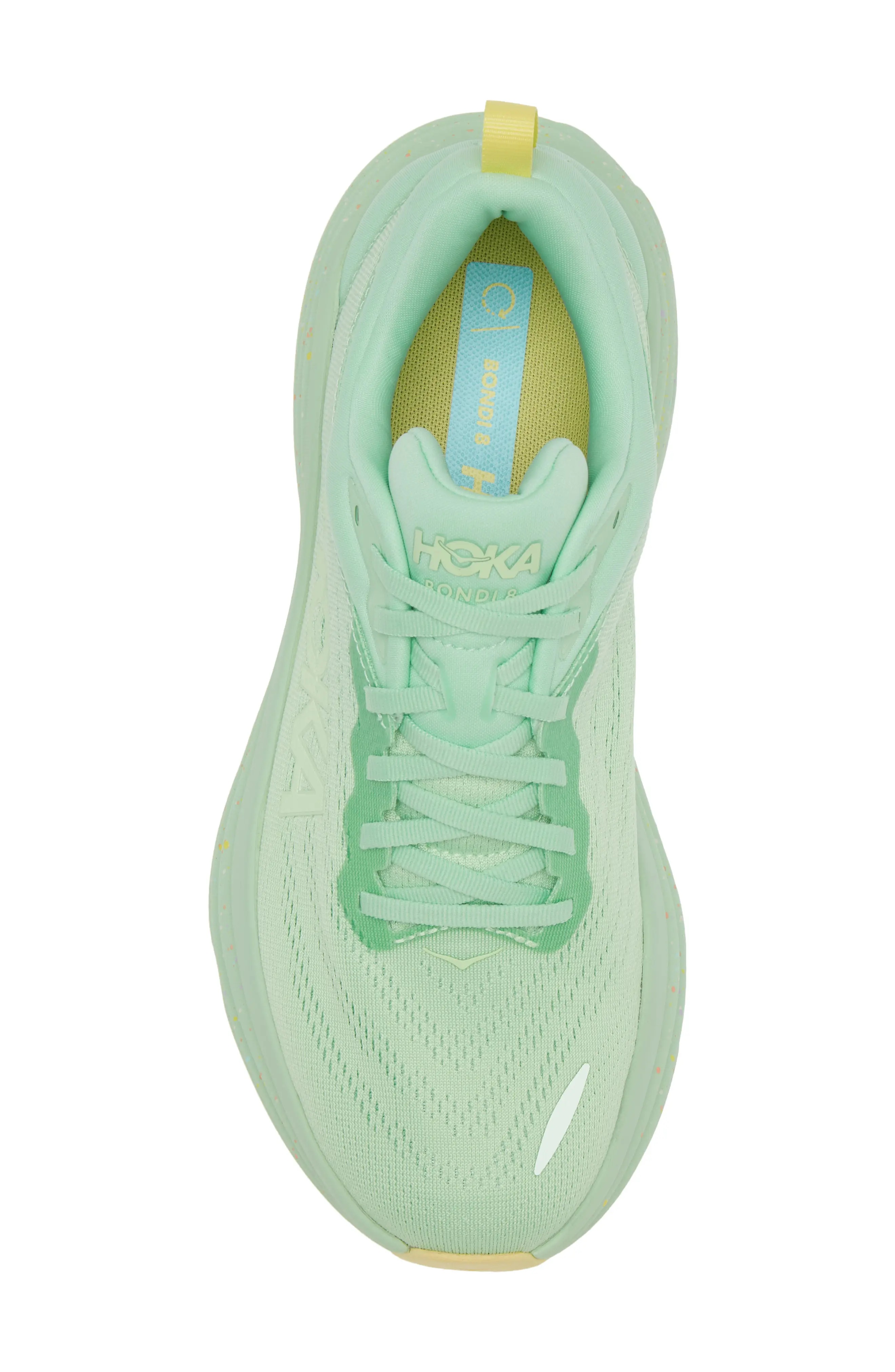 Bondi 8 Running Shoe in Lime Glow /Lemonade - 5