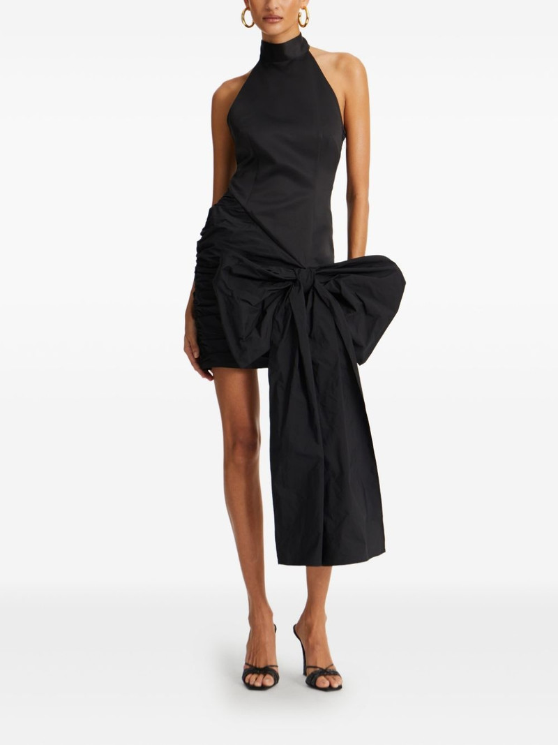 ROTATE halter-neck bow-detail dress outlook