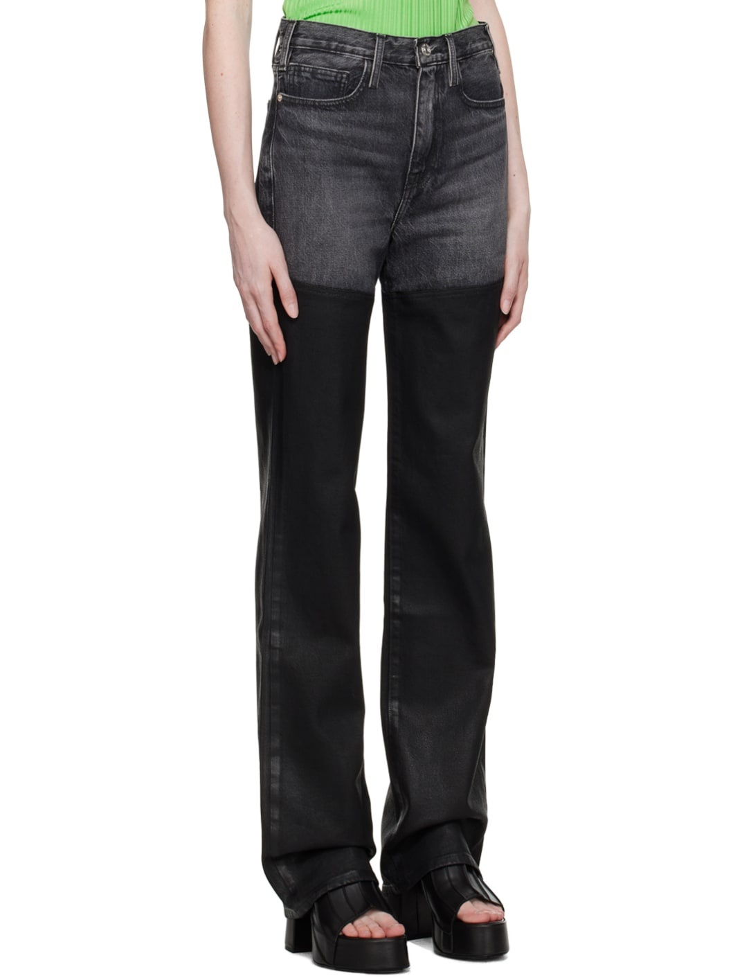 Black 'Le Jane' Jeans - 2