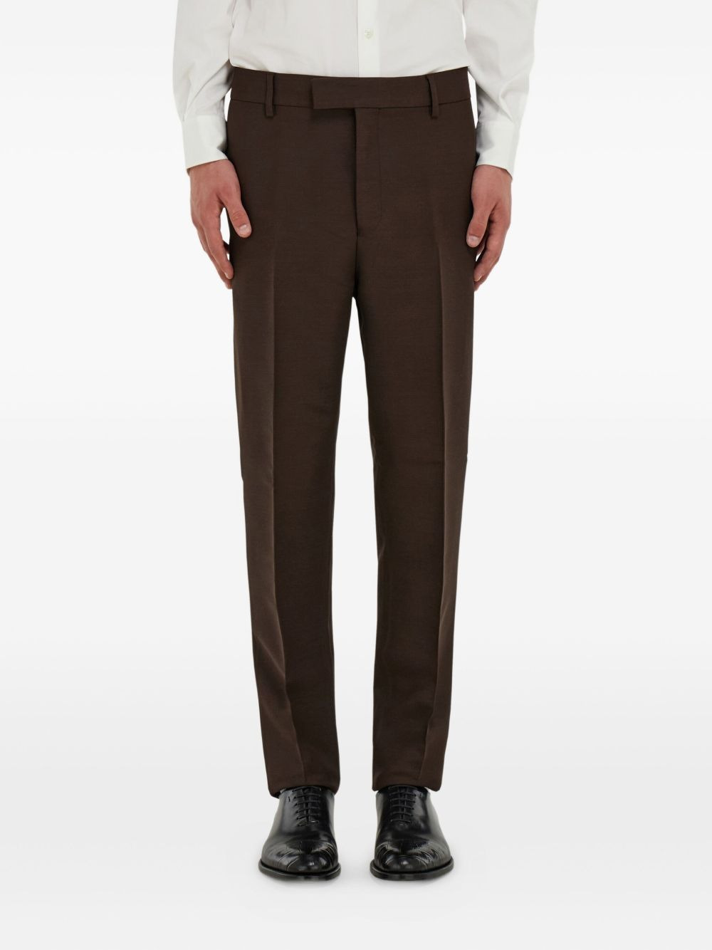 tailored straight-leg trousers - 3