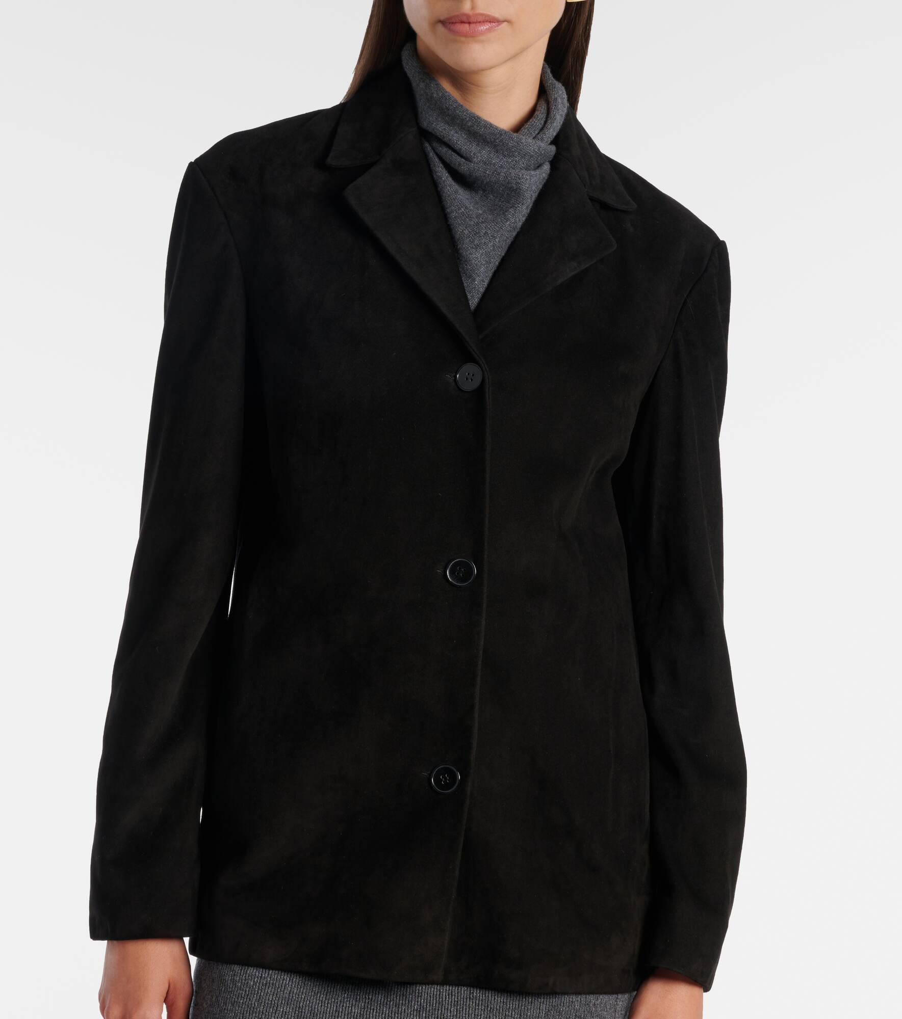 Opus suede blazer - 6