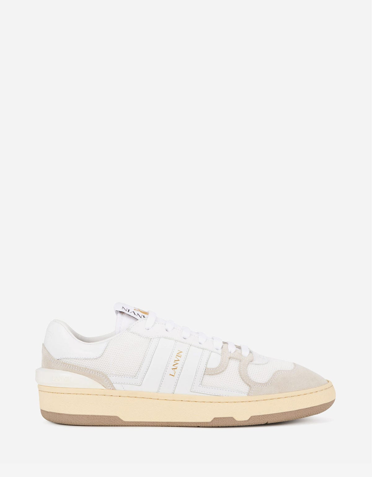 Lanvin White Clay Trainers - 1