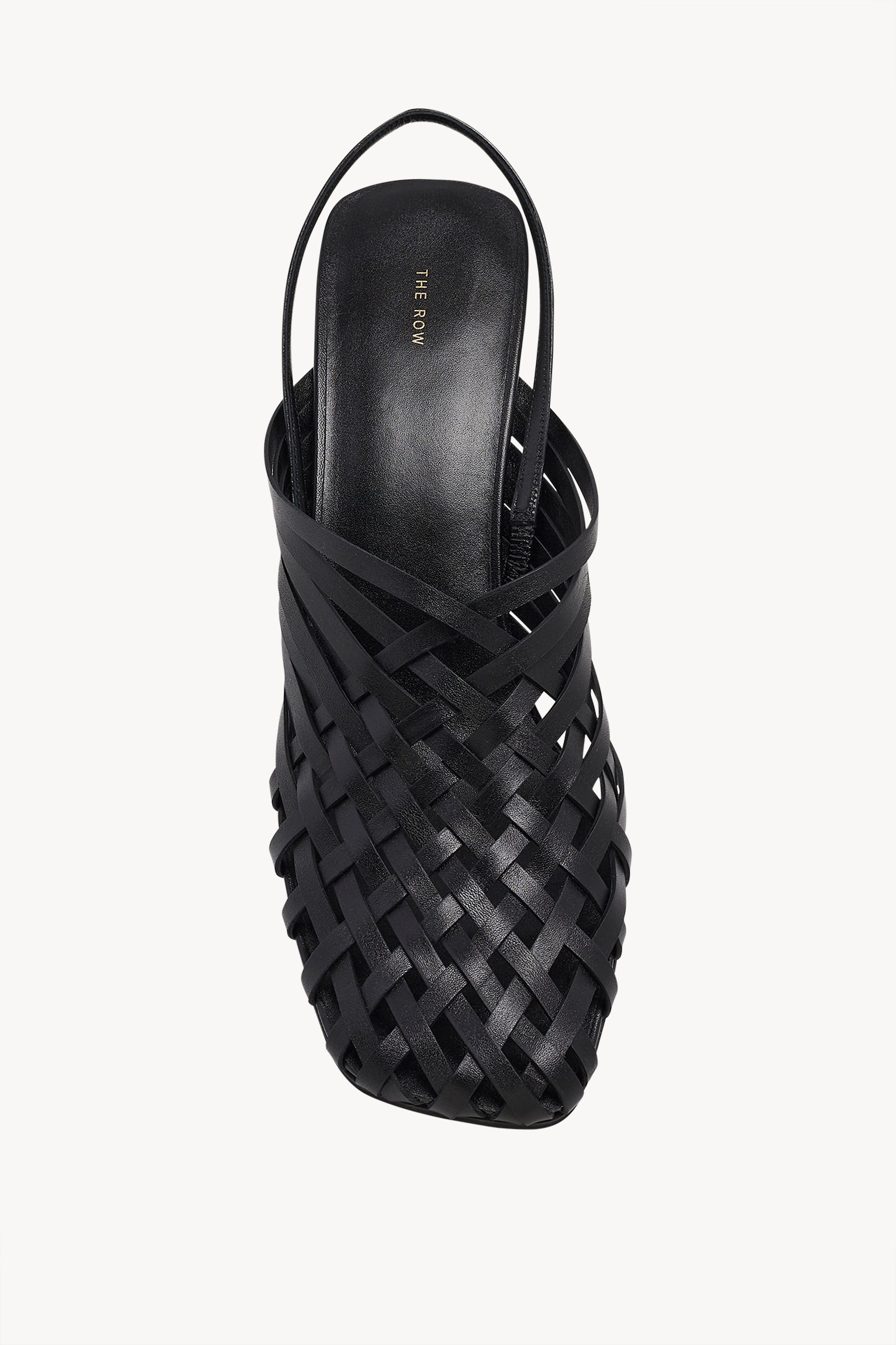 Woven Mule in Leather - 3