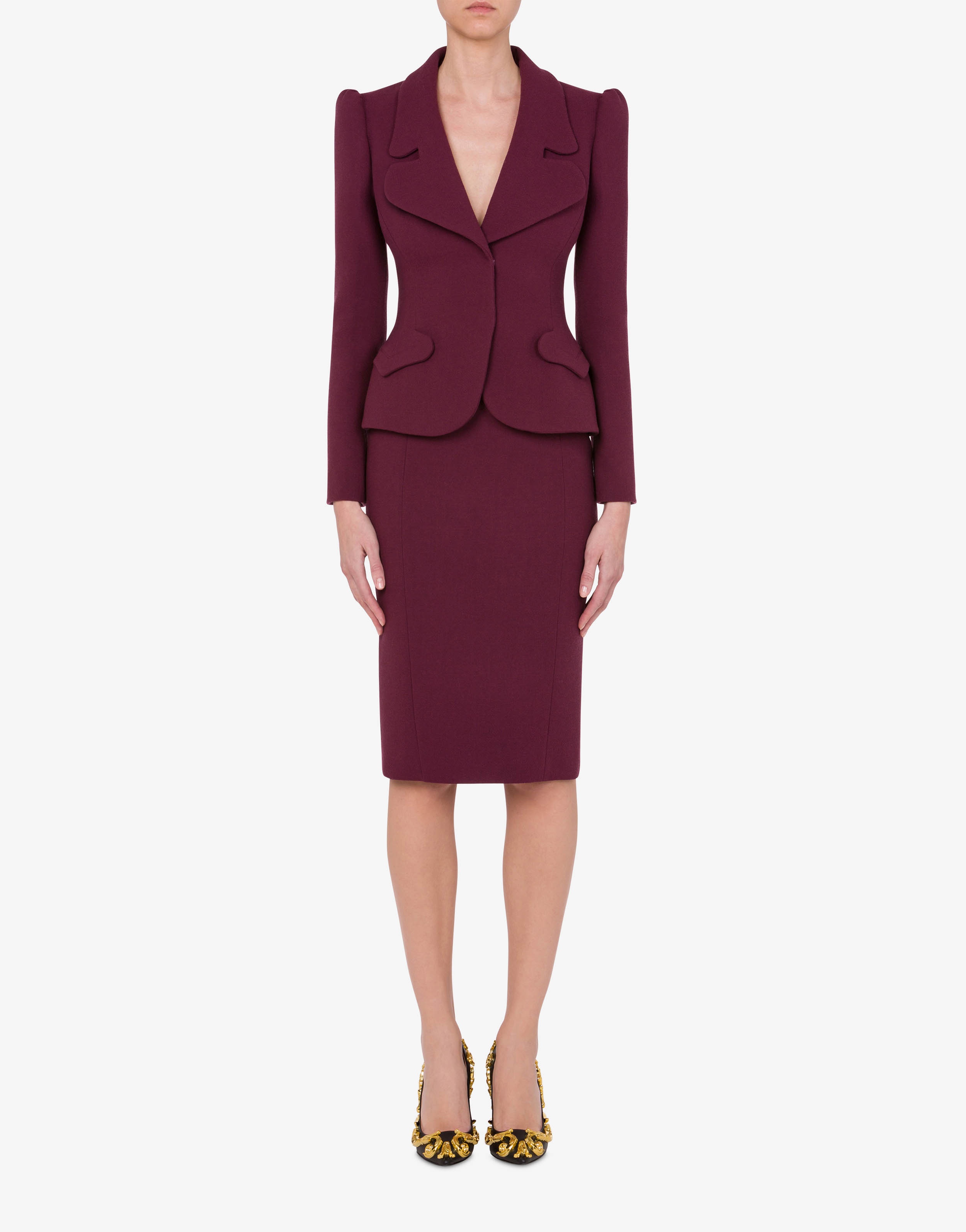 BAROQUE DETAILS BOUCLÉ JACKET - 2