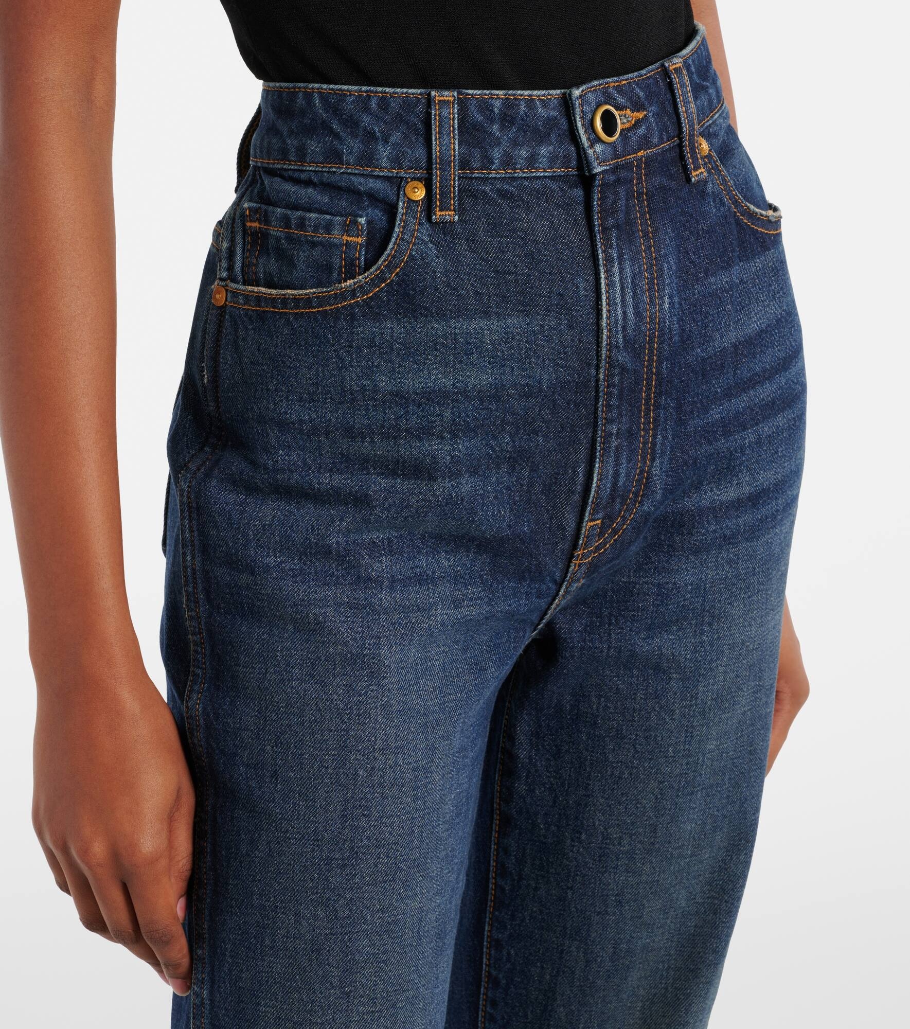 Danielle high-rise straight jeans - 4