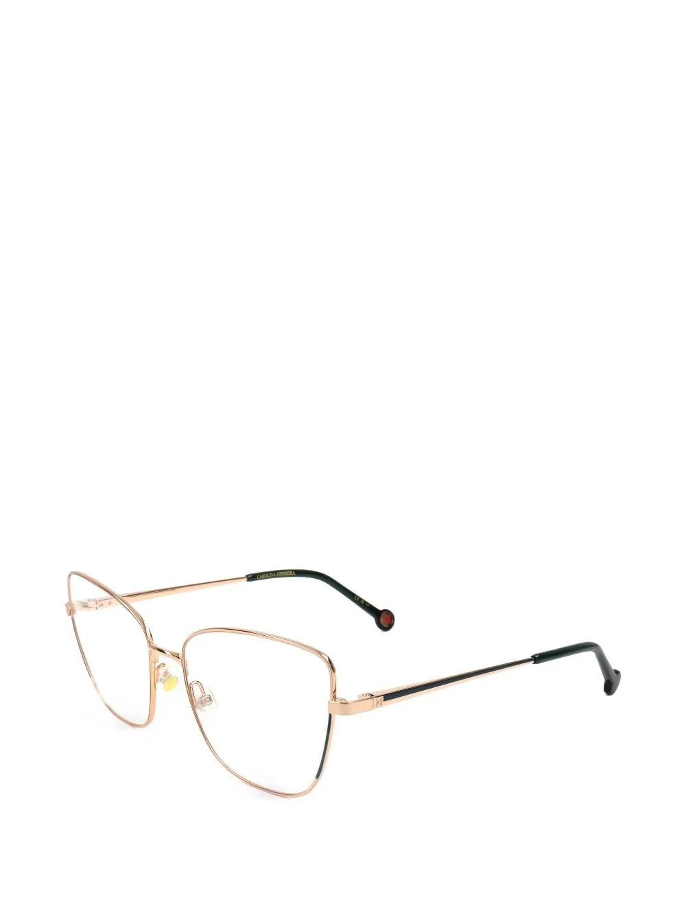 geometric-frame glasses - 1