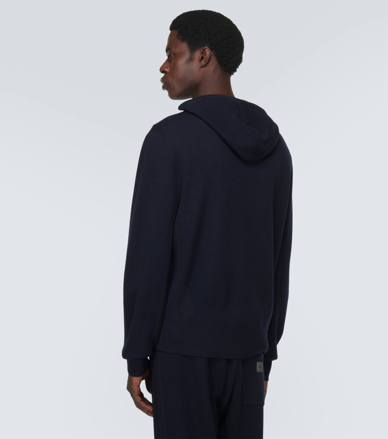 Wool and silk hoodie 4
