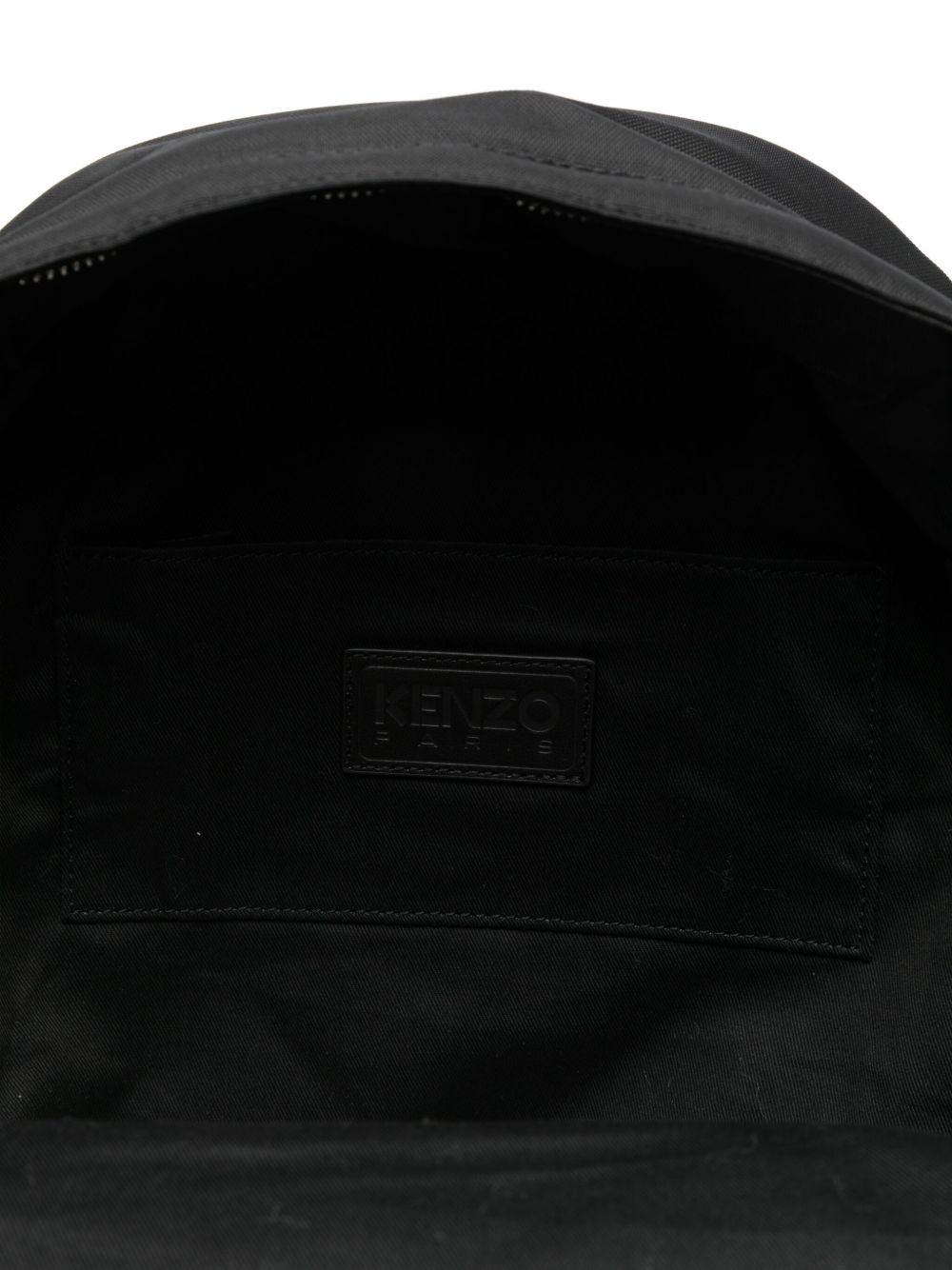 logo-embroidered backpack - 5
