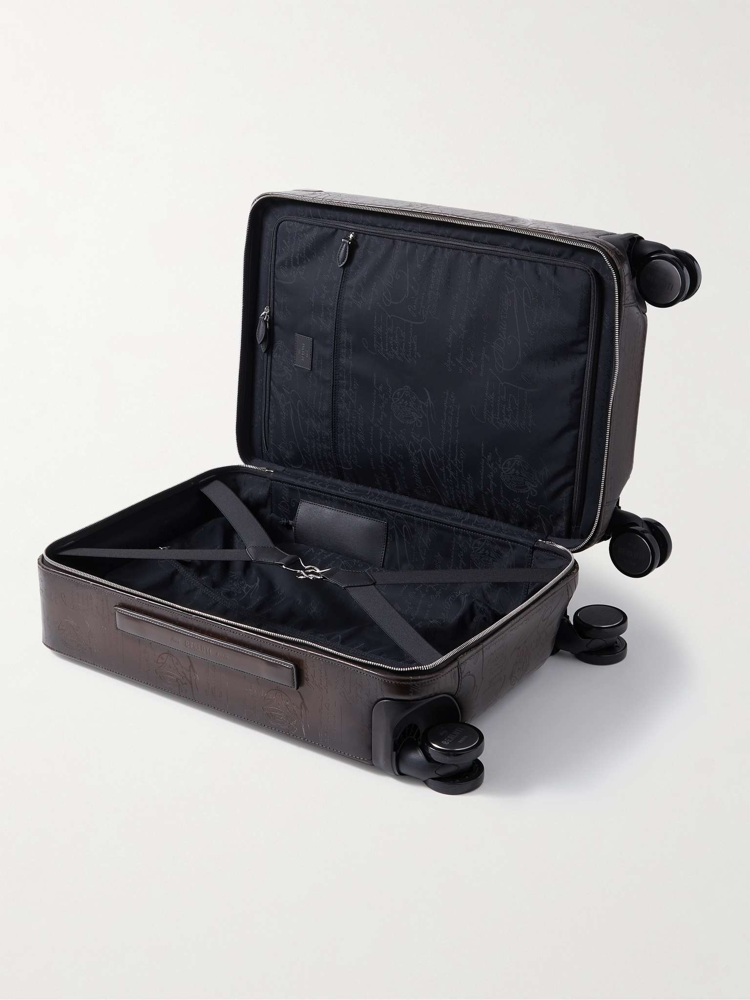 Scritto Venezia Leather Carry-On Suitcase - 3