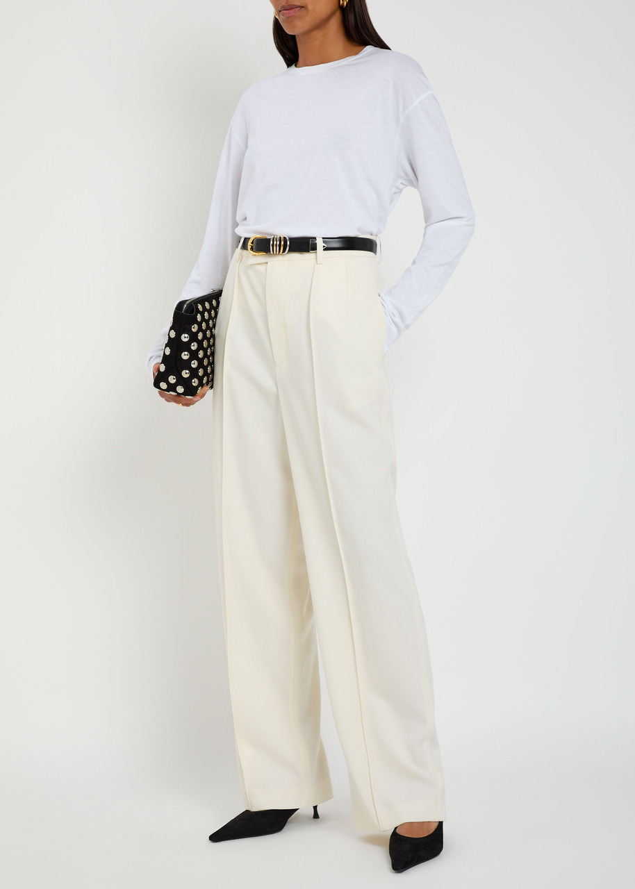 Wardrobe.nyc X Rhw Pintuck Wool Trousers - 4