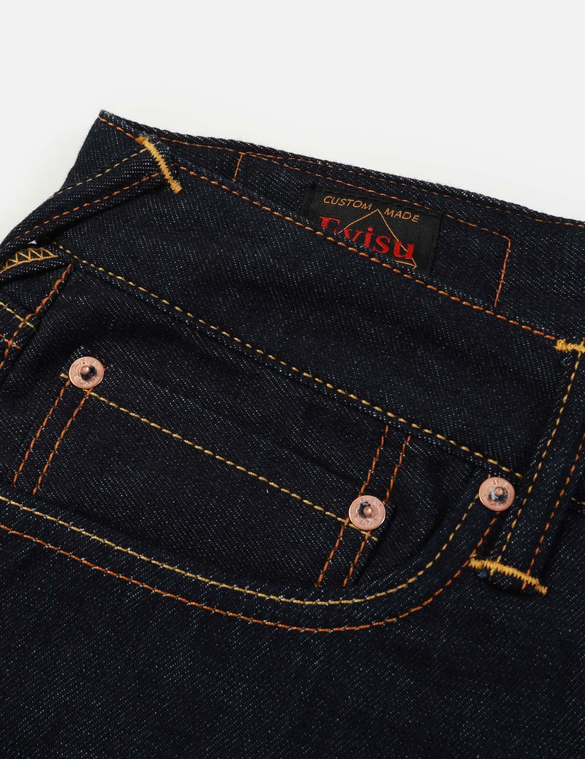 Graffiti Daruma-pattern Daicock Print Slim-Fit Jeans #2010 - 10