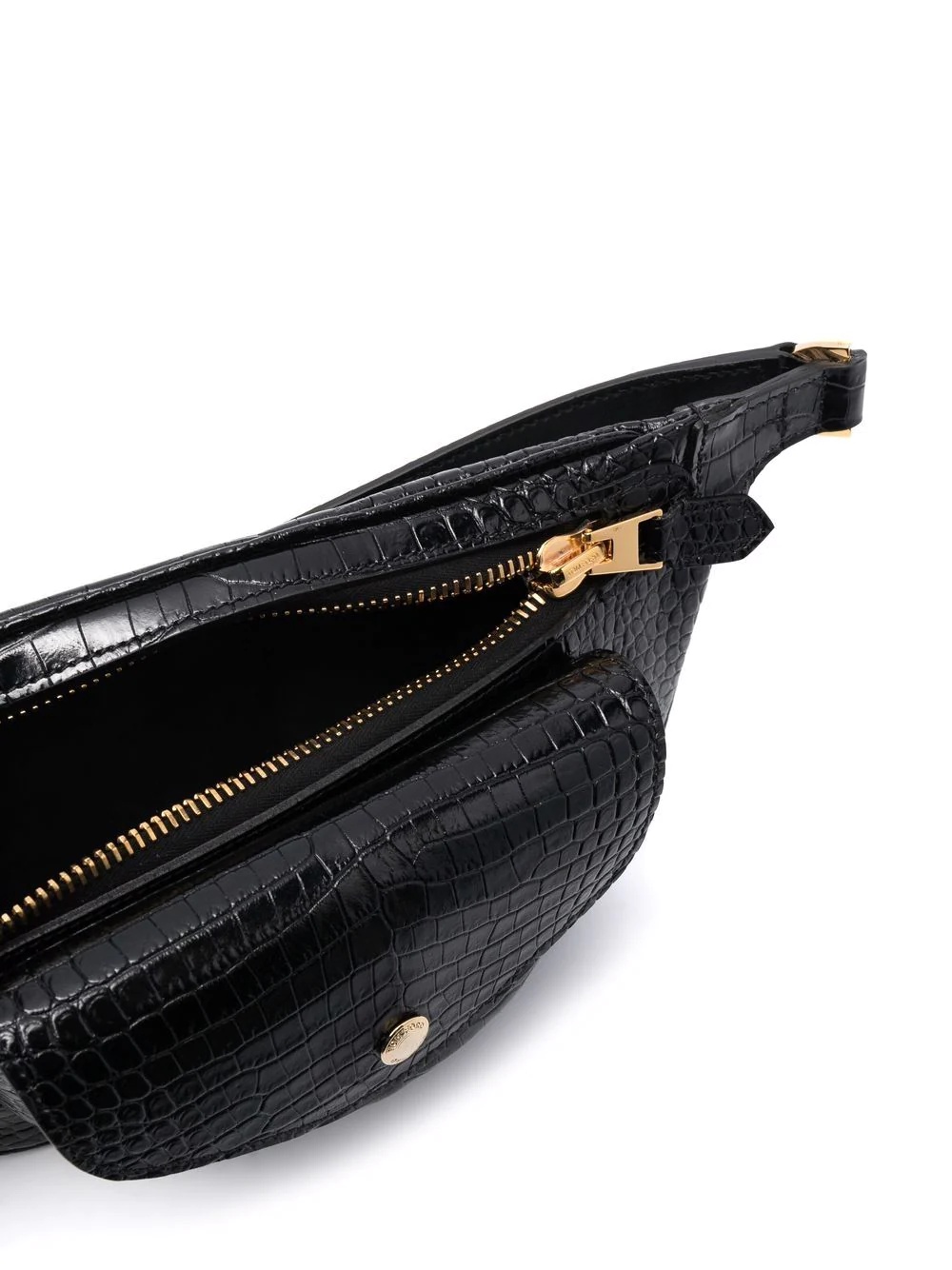 croc-effect belt bag - 5