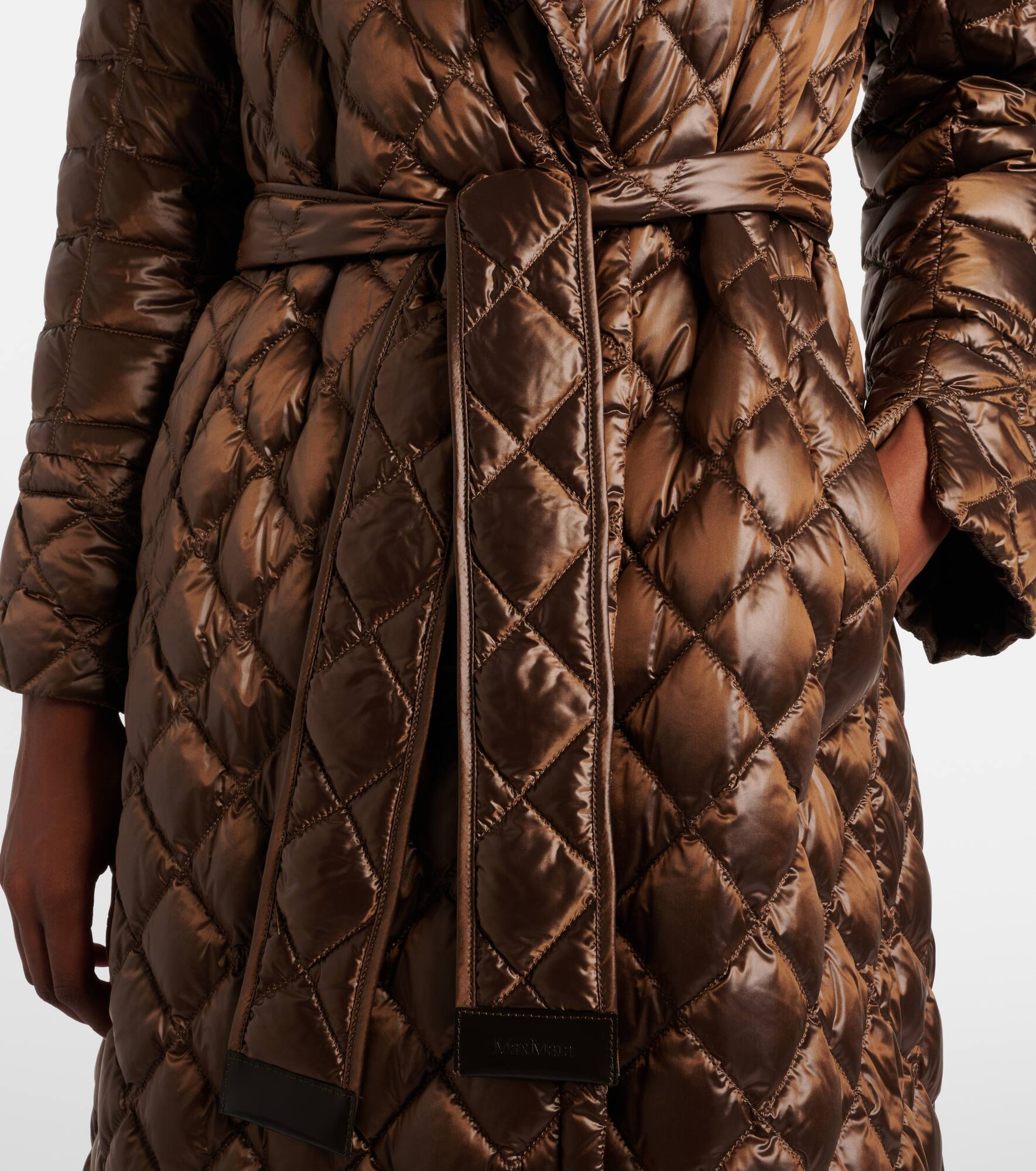 Cube Spaces belted down coat - 5