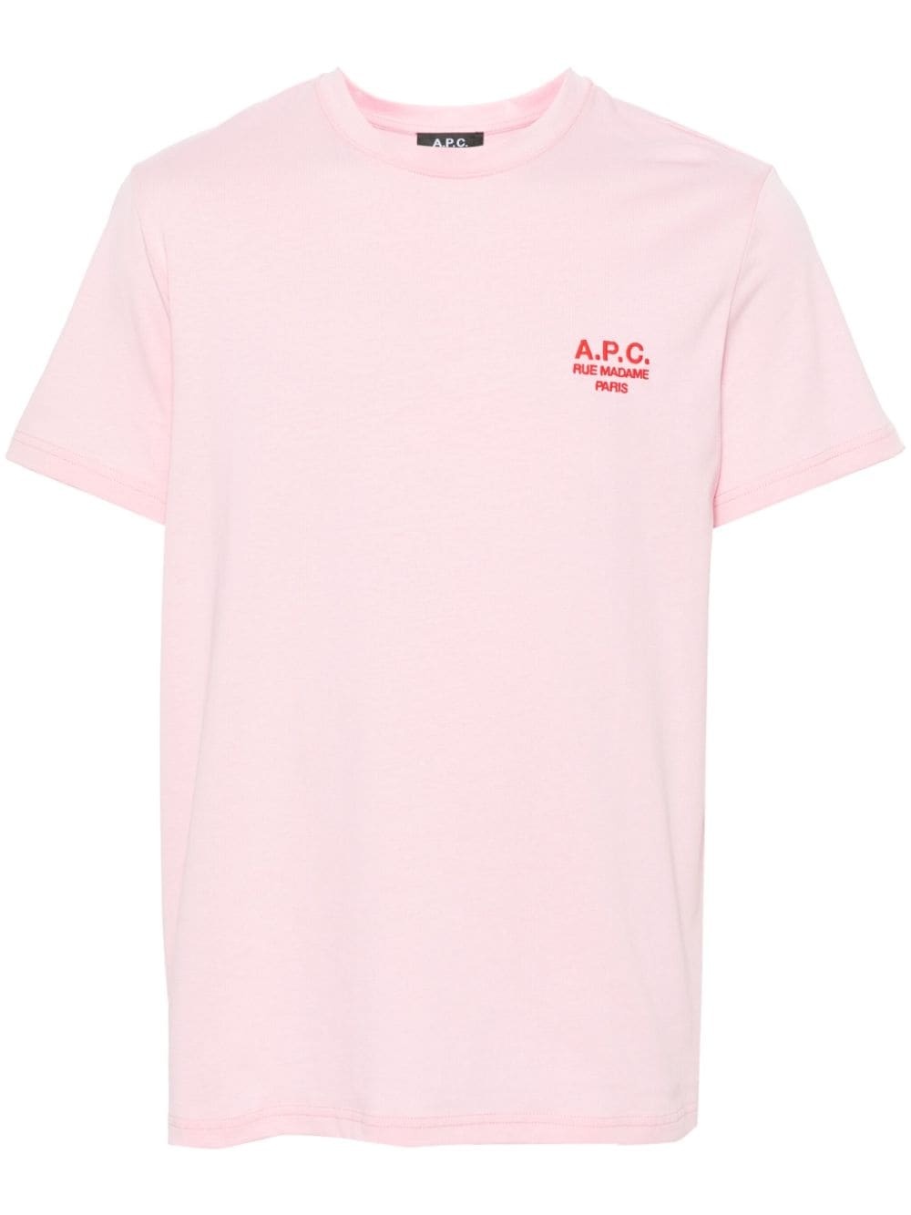 embroidered-logo cotton T-shirt - 1