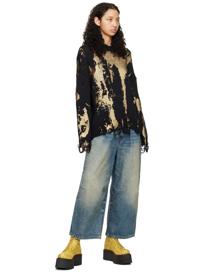 R13 Gold Double Stack Boots outlook