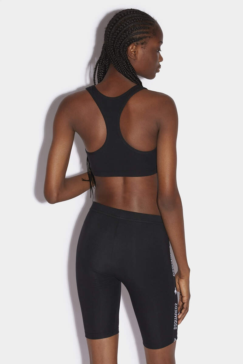 DSQUARED2 LOGO LEAF BIKE SHORT outlook