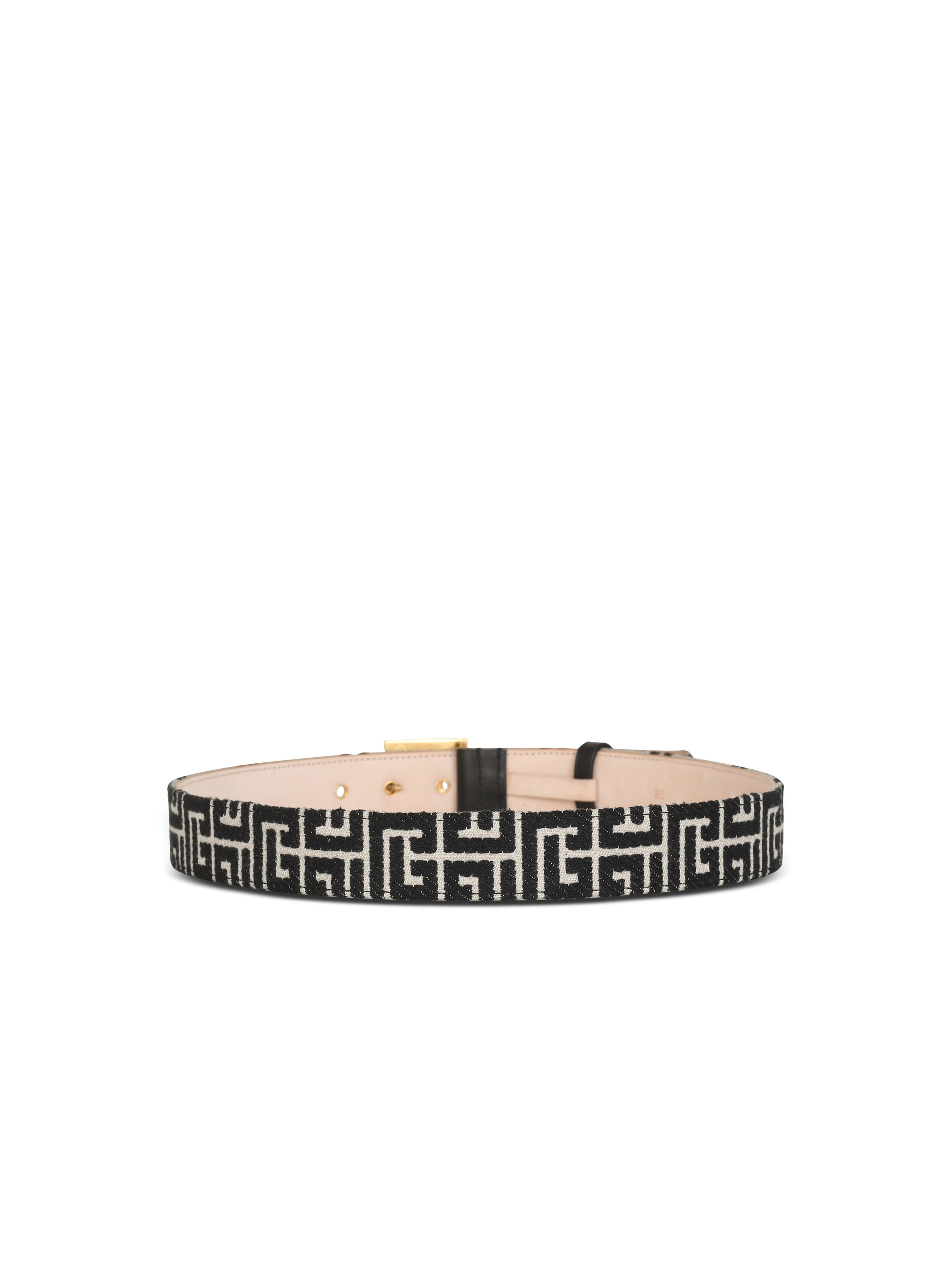 PB Belt in monogrammed jacquard - 3