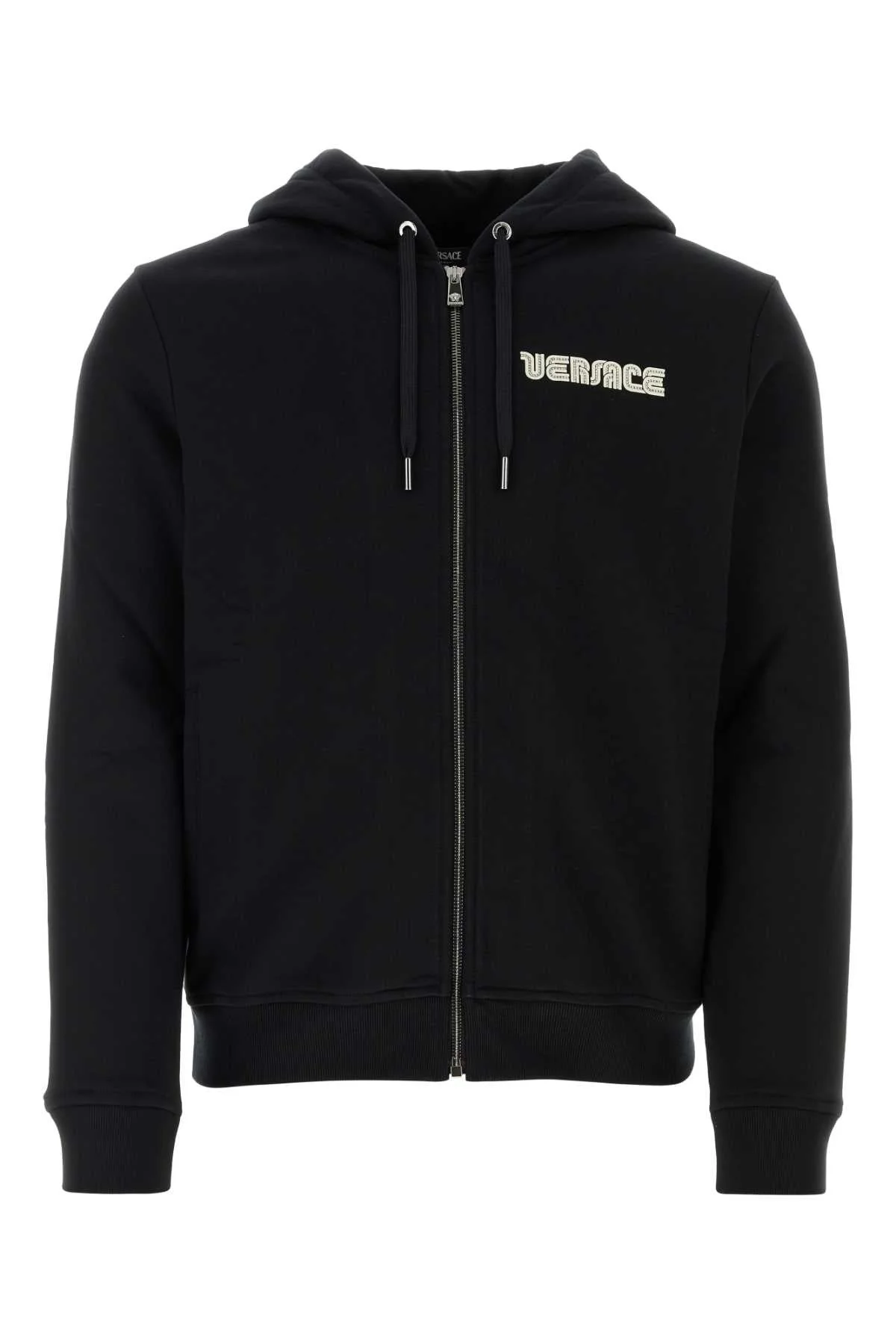 Versace Men Black Cotton Sweatshirt - 1