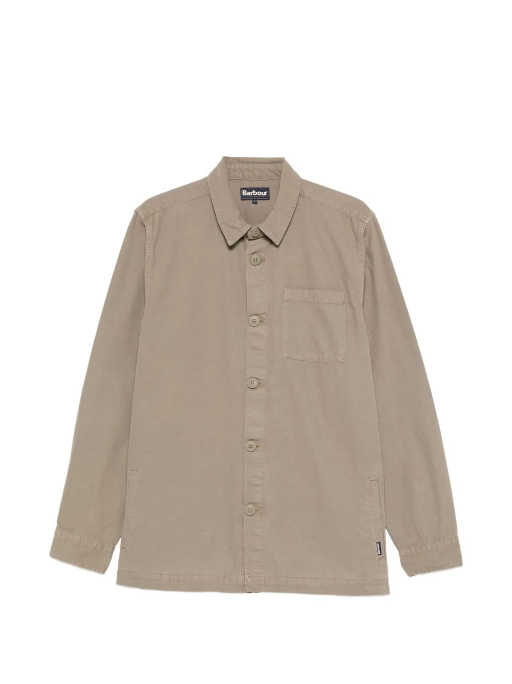 chest-pocket buttoned shirt - 1