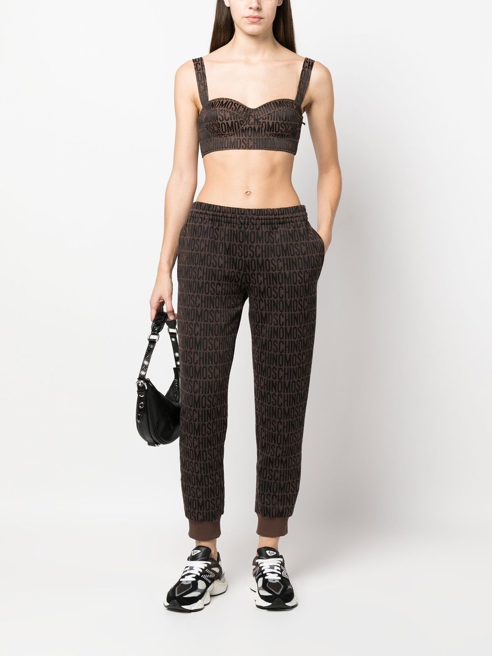 monogram-print joggers - 2