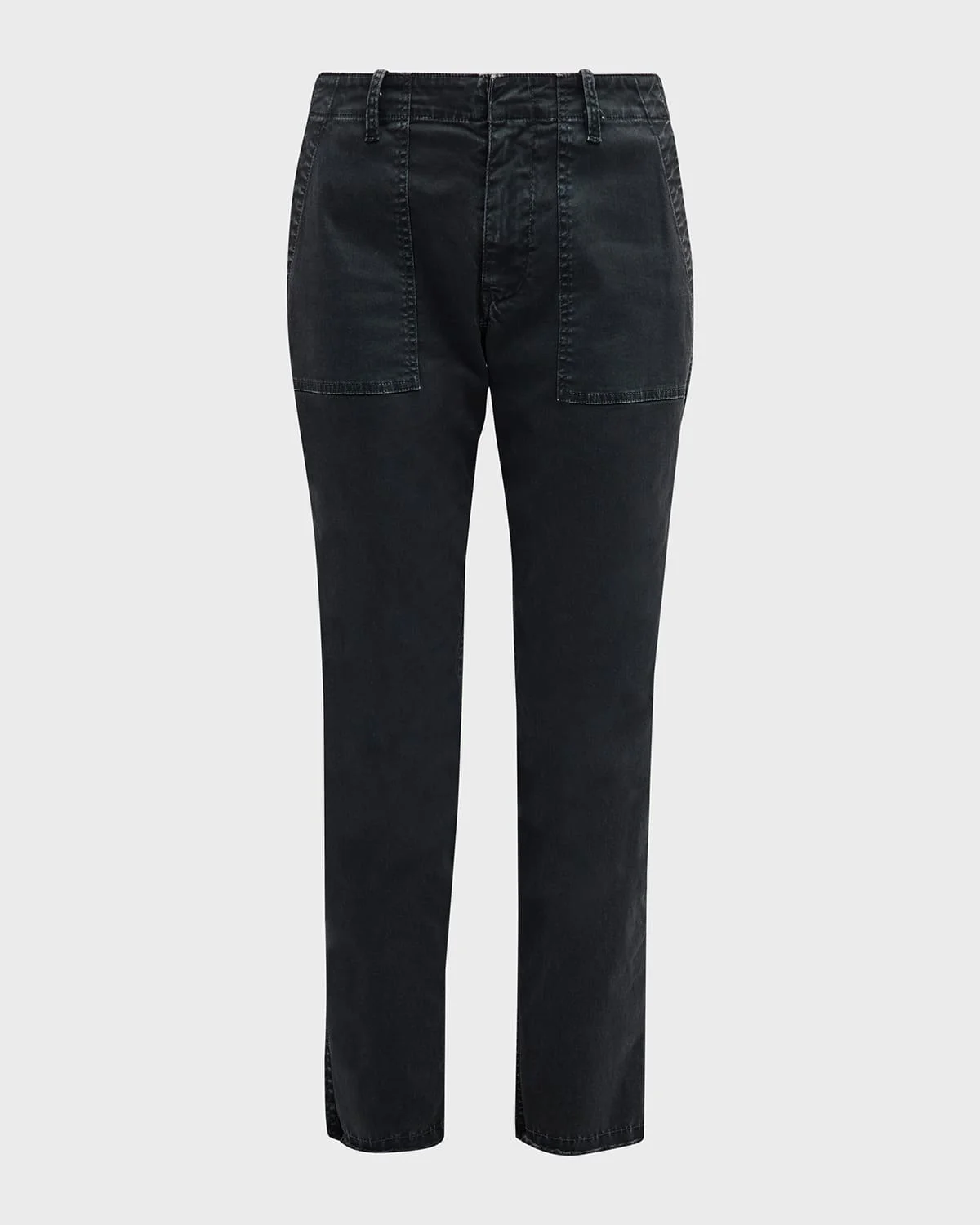 Jenna Cropped Raw-Edge Pants - 1