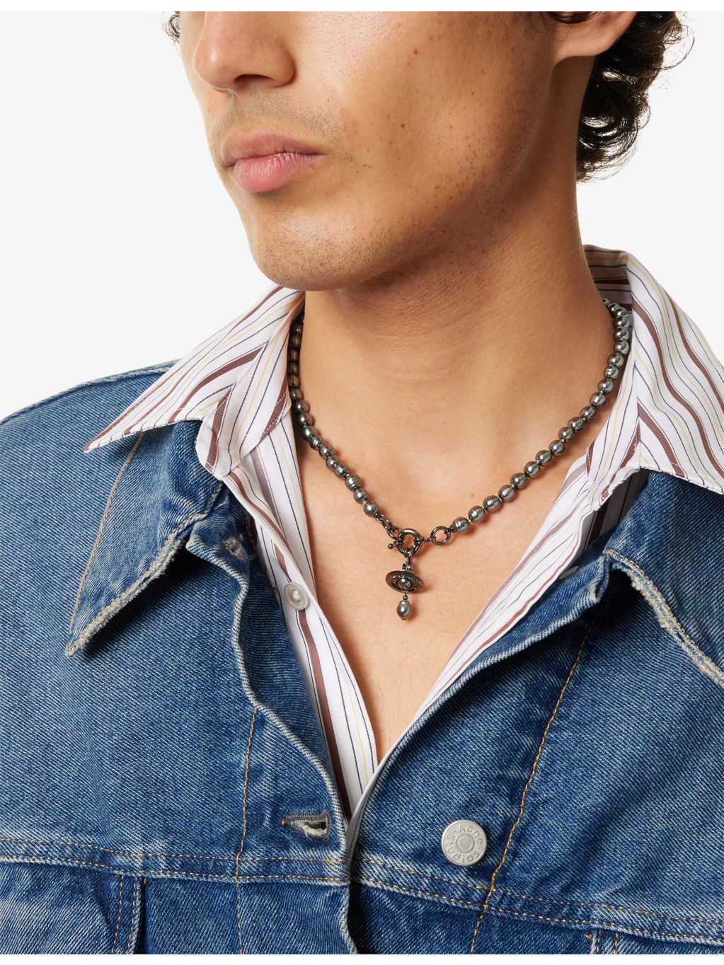 Aleksa Brass Necklace - 2