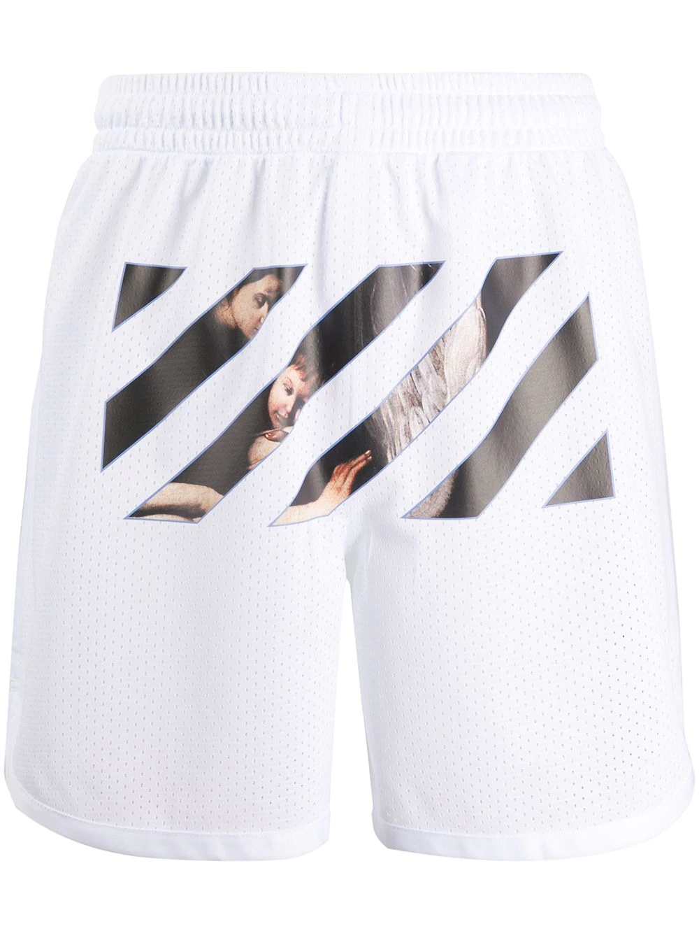 Caravaggio Angel mesh shorts - 1