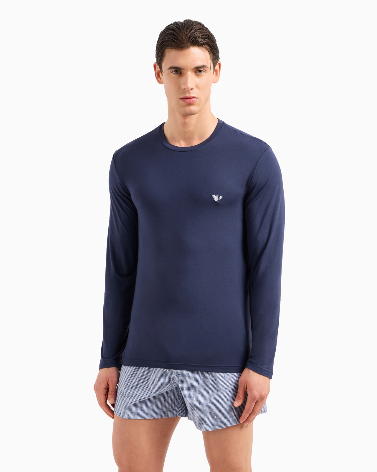 Fitted loungewear top in cosy modal - 2