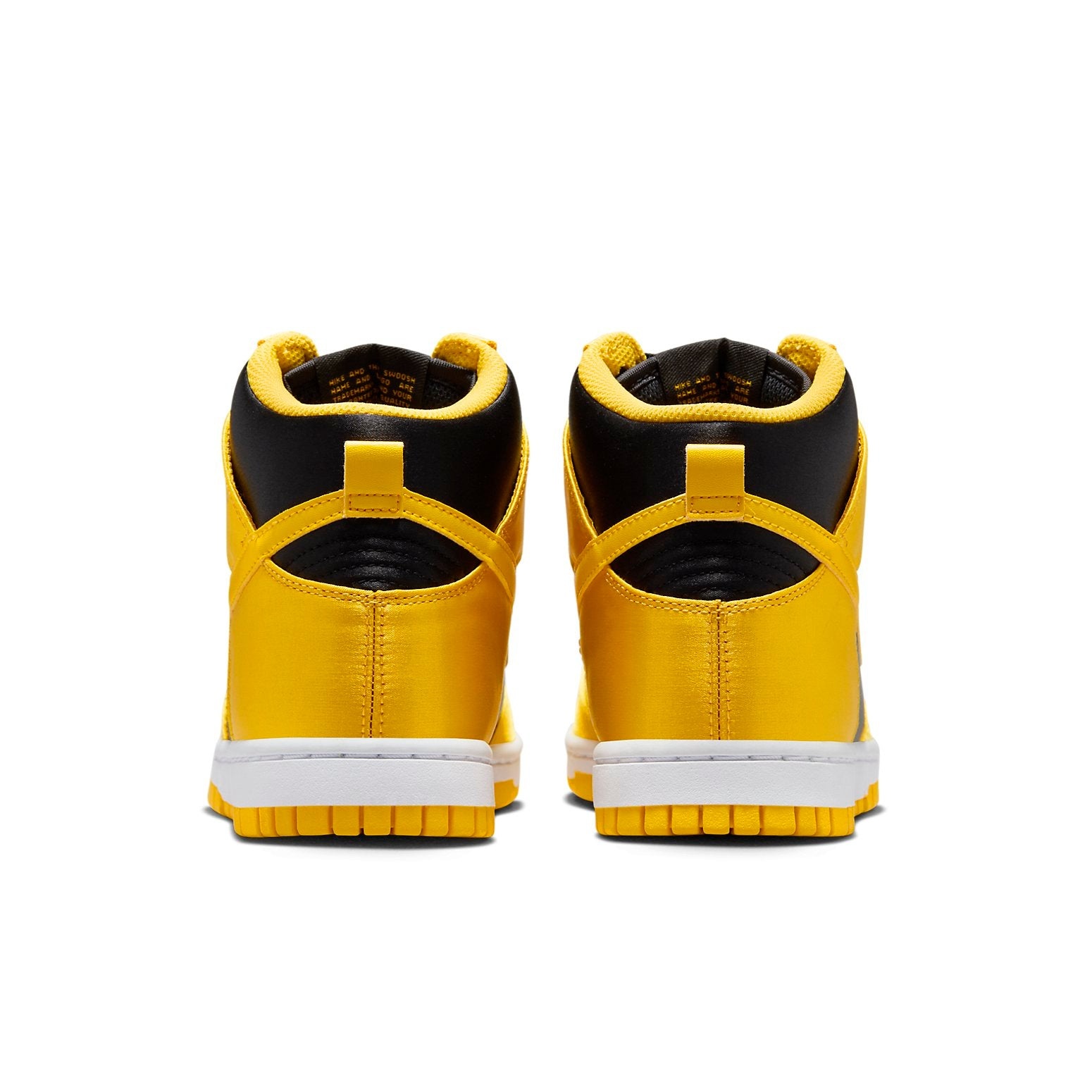 (WMNS) Nike Dunk High Goldenrod Satin 'Yellow Black' FN4216-001 - 5